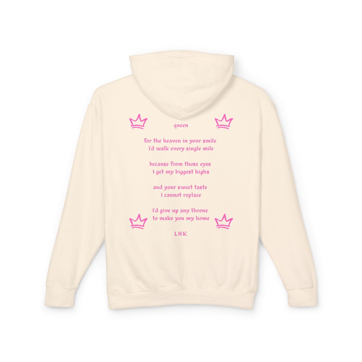Love Poet Society Unisex Lightweight Hooded Sweatshirt - Inspirational Quotes for Literary Lovers