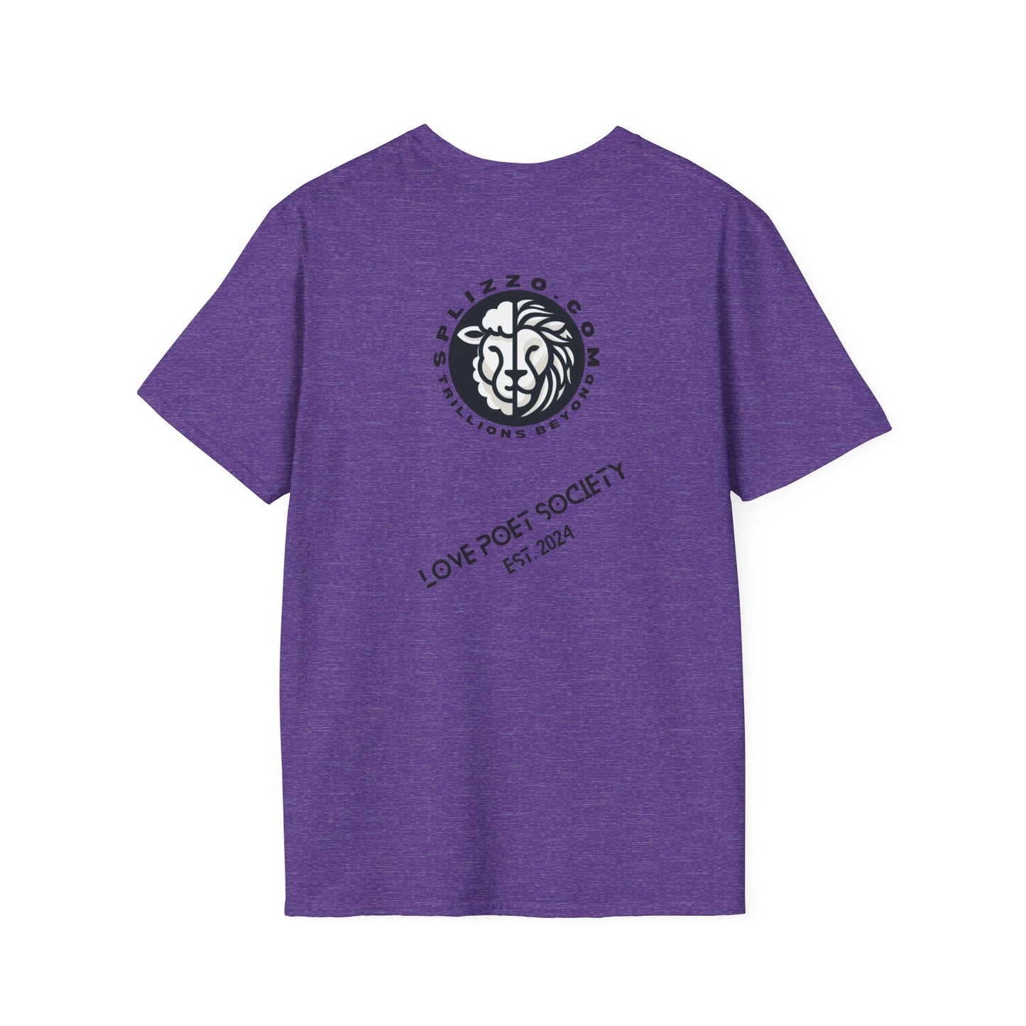 Inspirational Unisex Softstyle T-Shirt - 'You Deserve Flowers' & Lion-Sheep Graphic