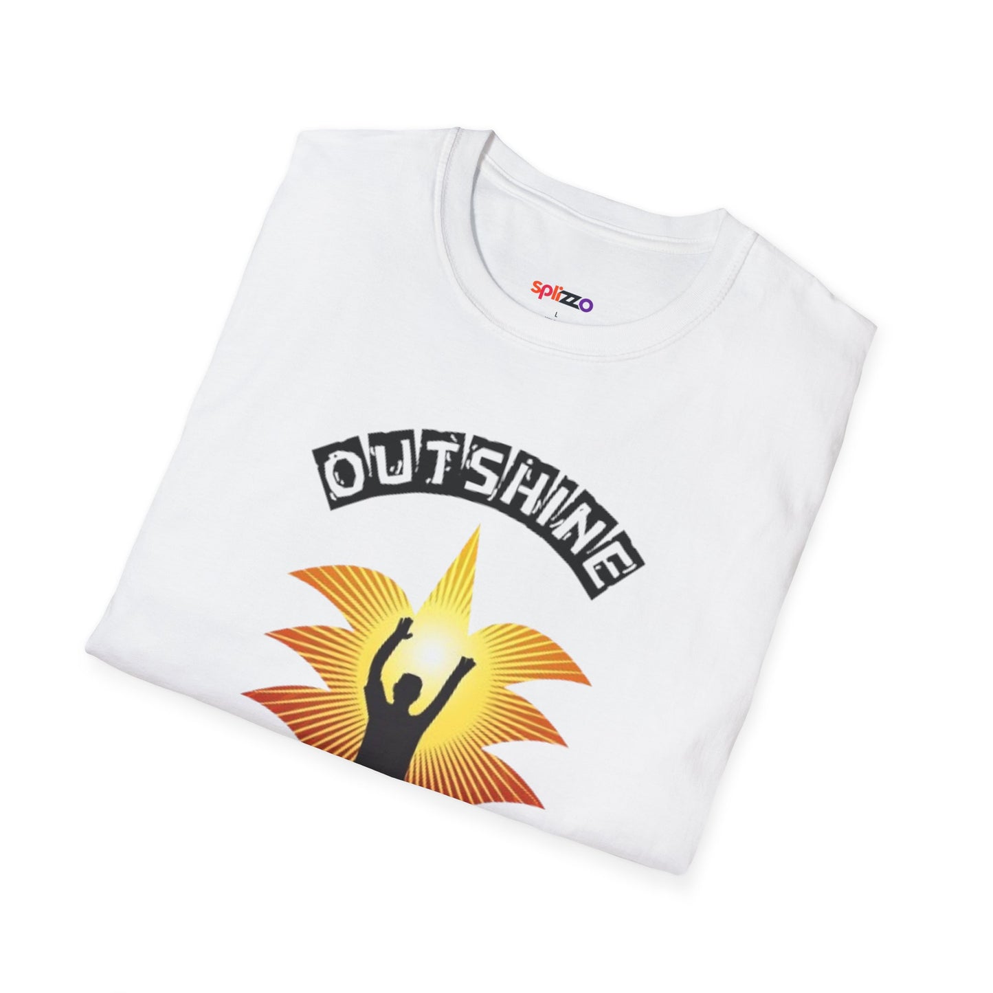 Arren Unisex Softstyle T-Shirt - 'Outshine Your Shadow' Inspirational Tee