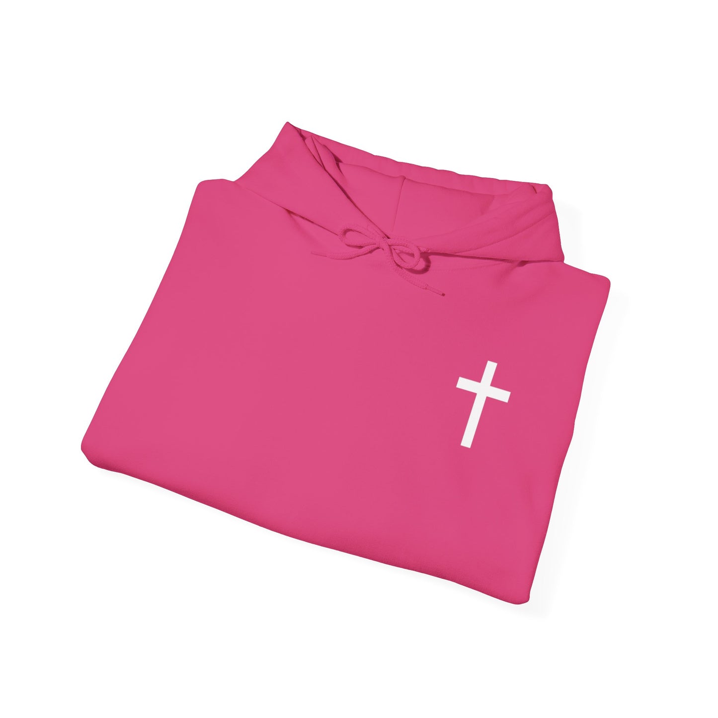 Faith & Love Unisex Hooded Sweatshirt - Jesus Cross Design