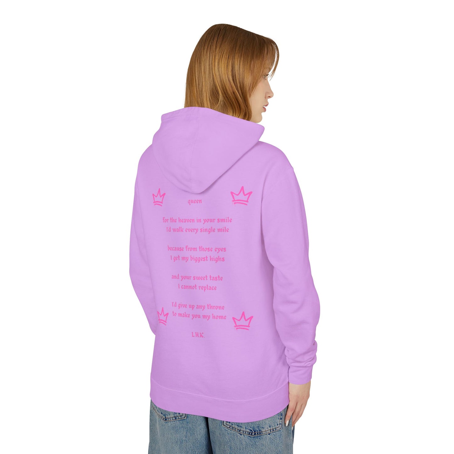 Love Poet Society Unisex Lightweight Hooded Sweatshirt - Inspirational Quotes for Literary Lovers