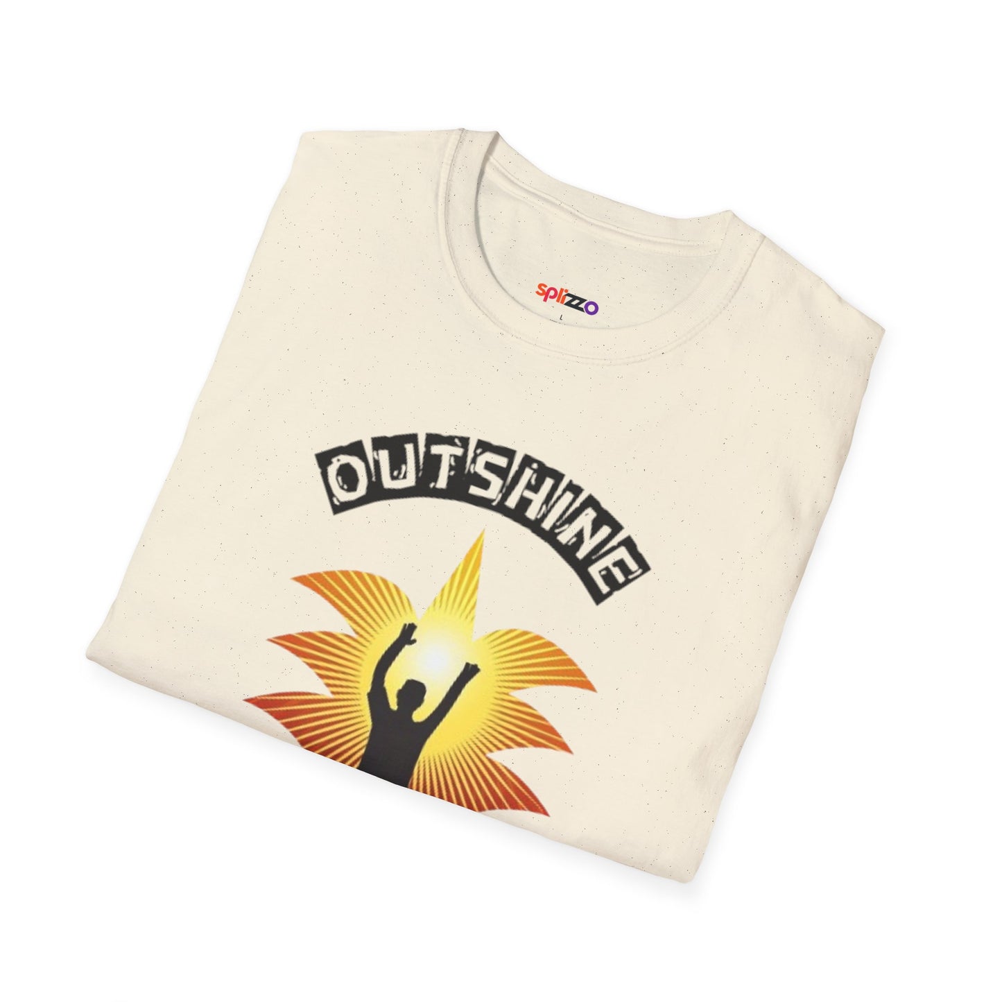 Arren Unisex Softstyle T-Shirt - 'Outshine Your Shadow' Inspirational Tee