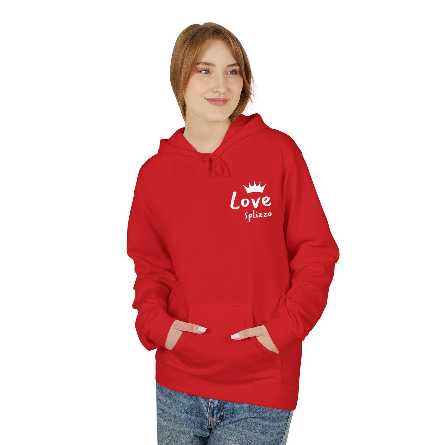 Love Yourself Fleece Hoodie - Inspirational Unisex Apparel