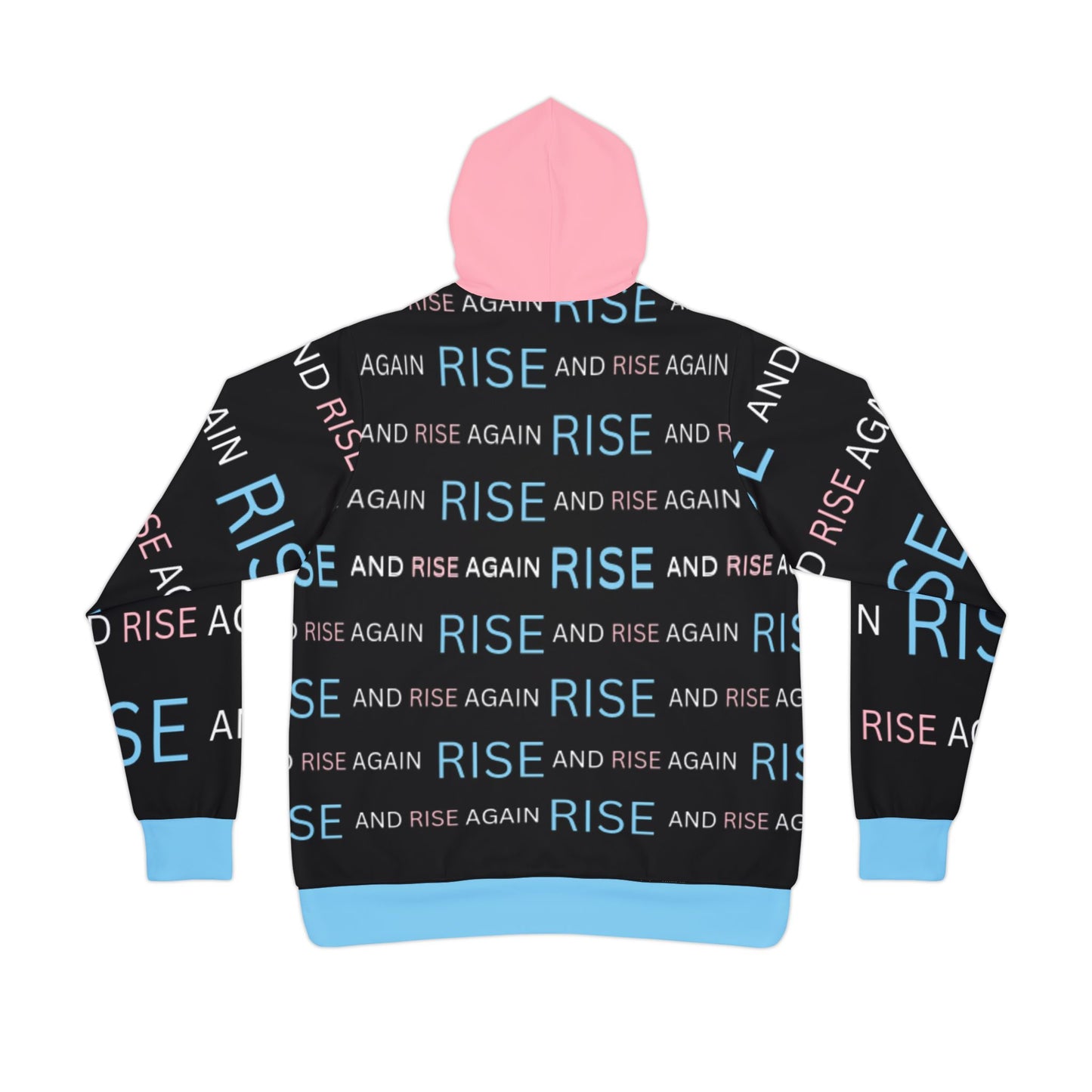 Inspirational Athletic Hoodie - RISE Graphic Design
