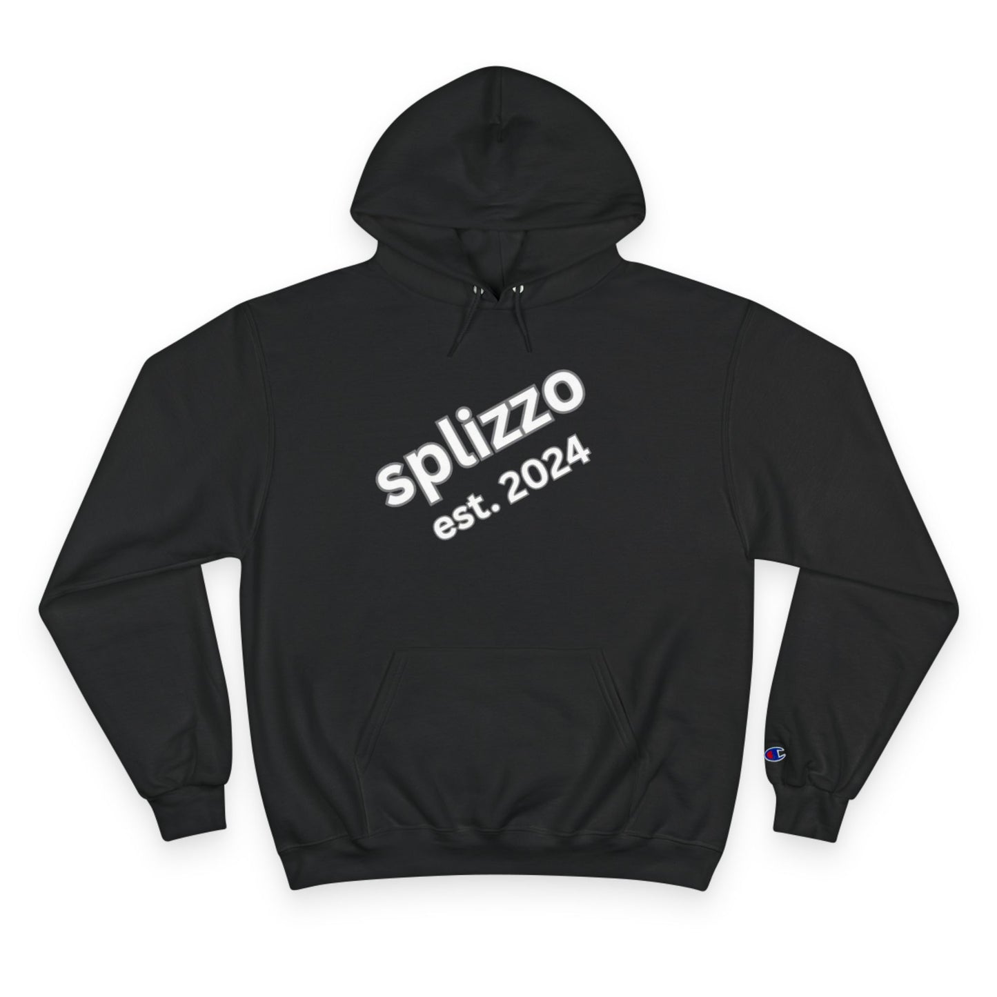 Splizzo Champion Hoodie - Pink Heart Crown Design, Perfect for Casual Wear