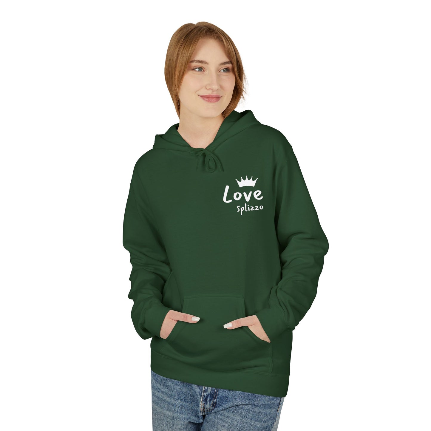 Love Yourself Fleece Hoodie - Inspirational Unisex Apparel
