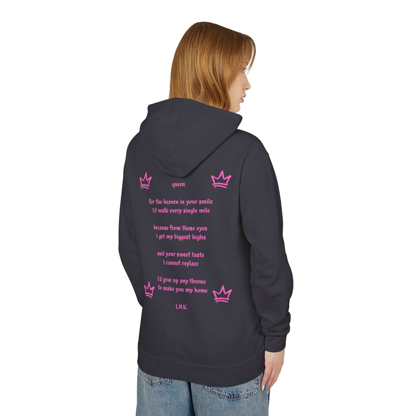 Love Poet Society Unisex Lightweight Hooded Sweatshirt - Inspirational Quotes for Literary Lovers