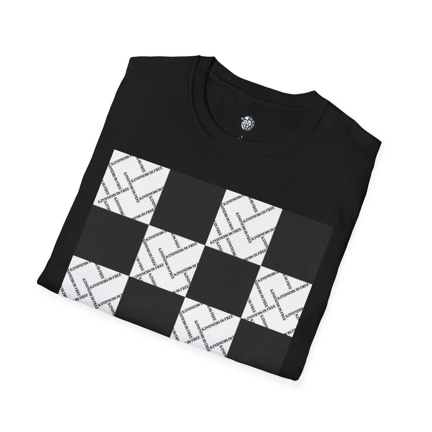 Modern Minimalist Checkerboard Unisex Softstyle T-Shirt