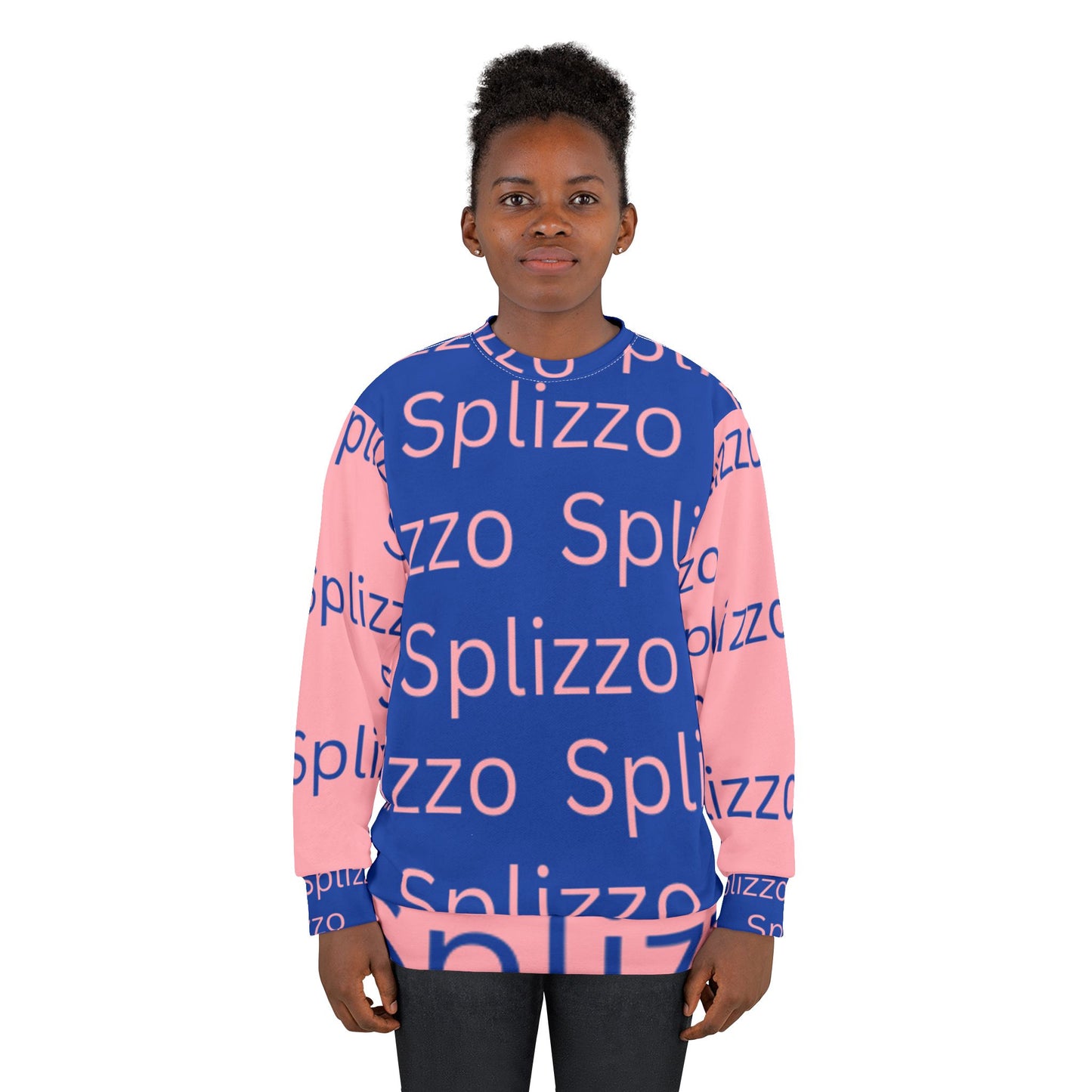 Trendy Unisex Sweatshirt with 'Splizzo' Print - Comfortable and Stylish for Everyday Wear