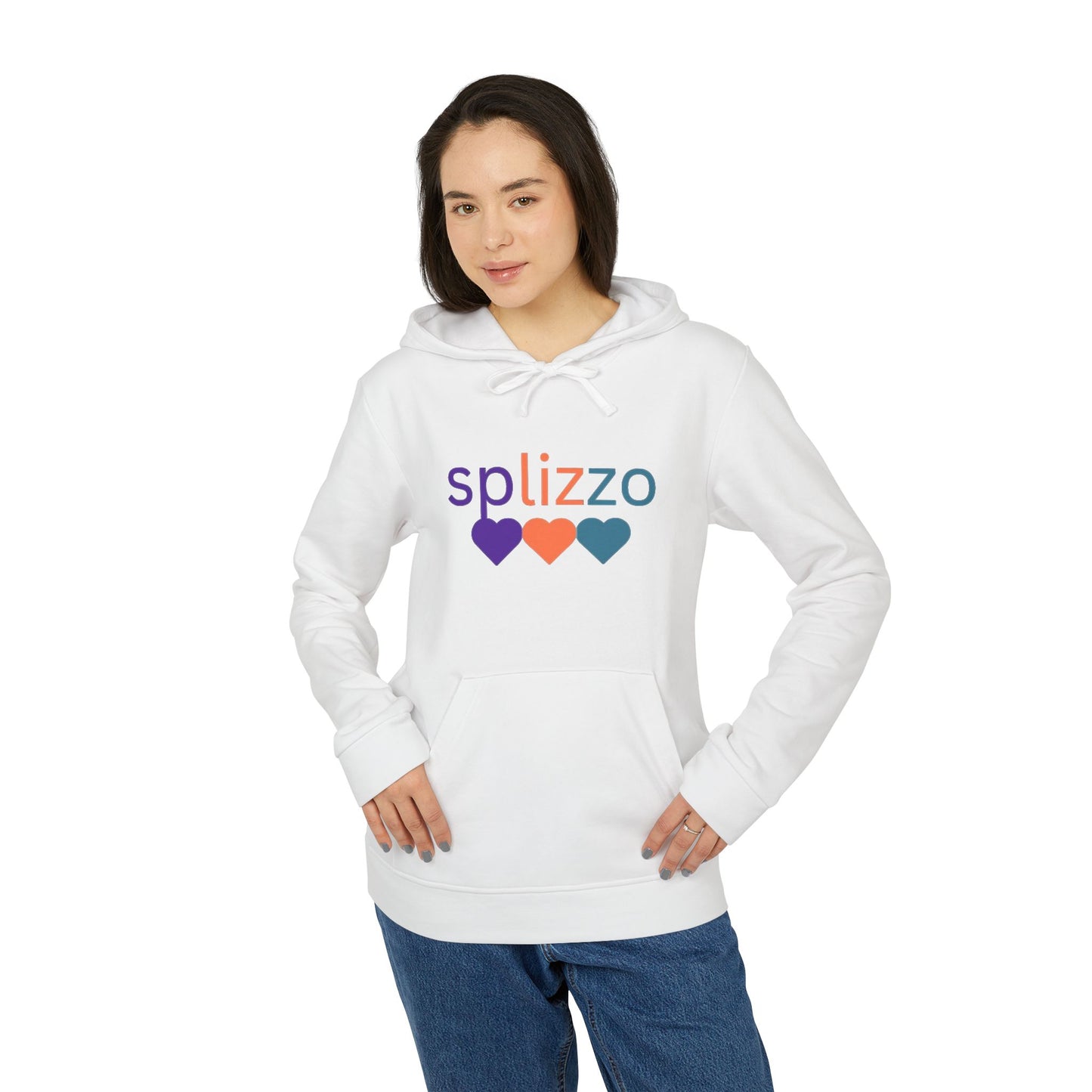 Colorful Love Unisex Fleece Hoodie - Embrace Life & Diversity