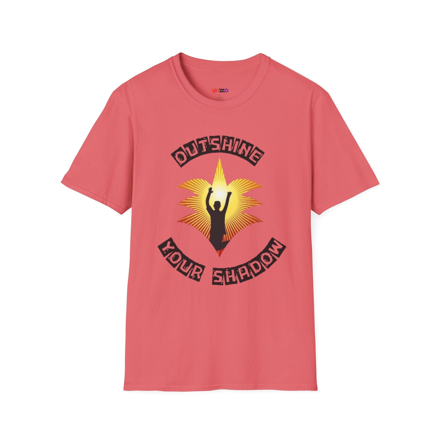 Arren Unisex Softstyle T-Shirt - 'Outshine Your Shadow' Inspirational Tee