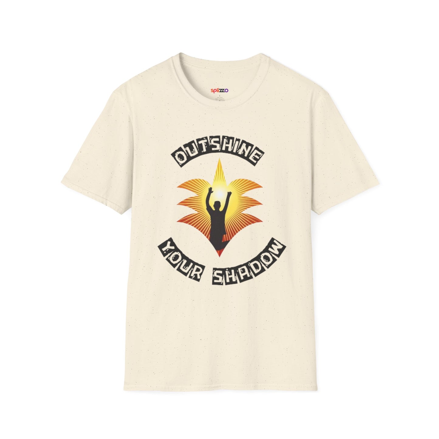 Arren Unisex Softstyle T-Shirt - 'Outshine Your Shadow' Inspirational Tee