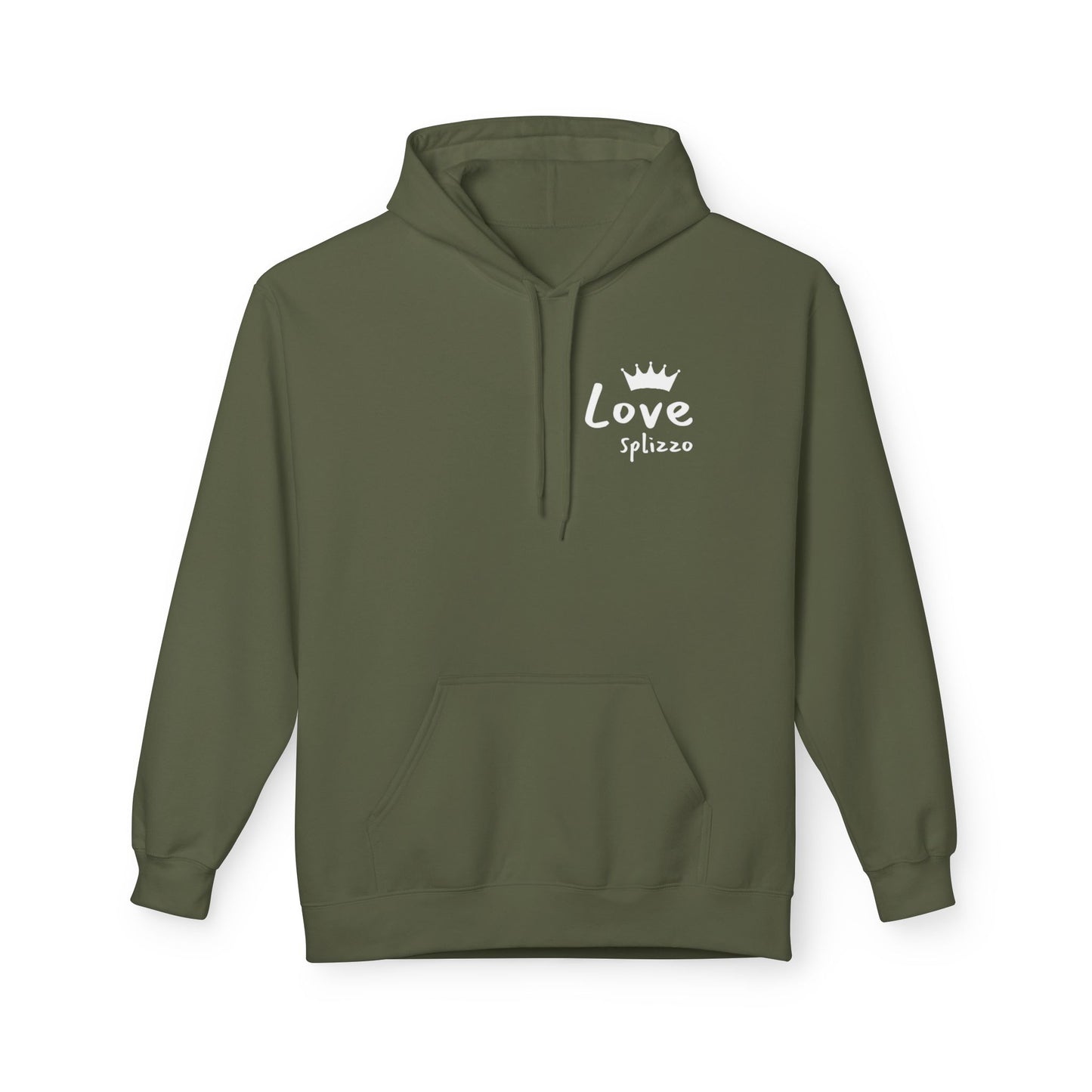 Love Yourself Fleece Hoodie - Inspirational Unisex Apparel