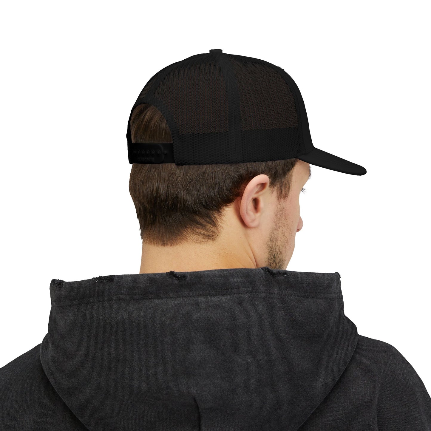 Embroidered Snapback Trucker Cap - Streetwear Style