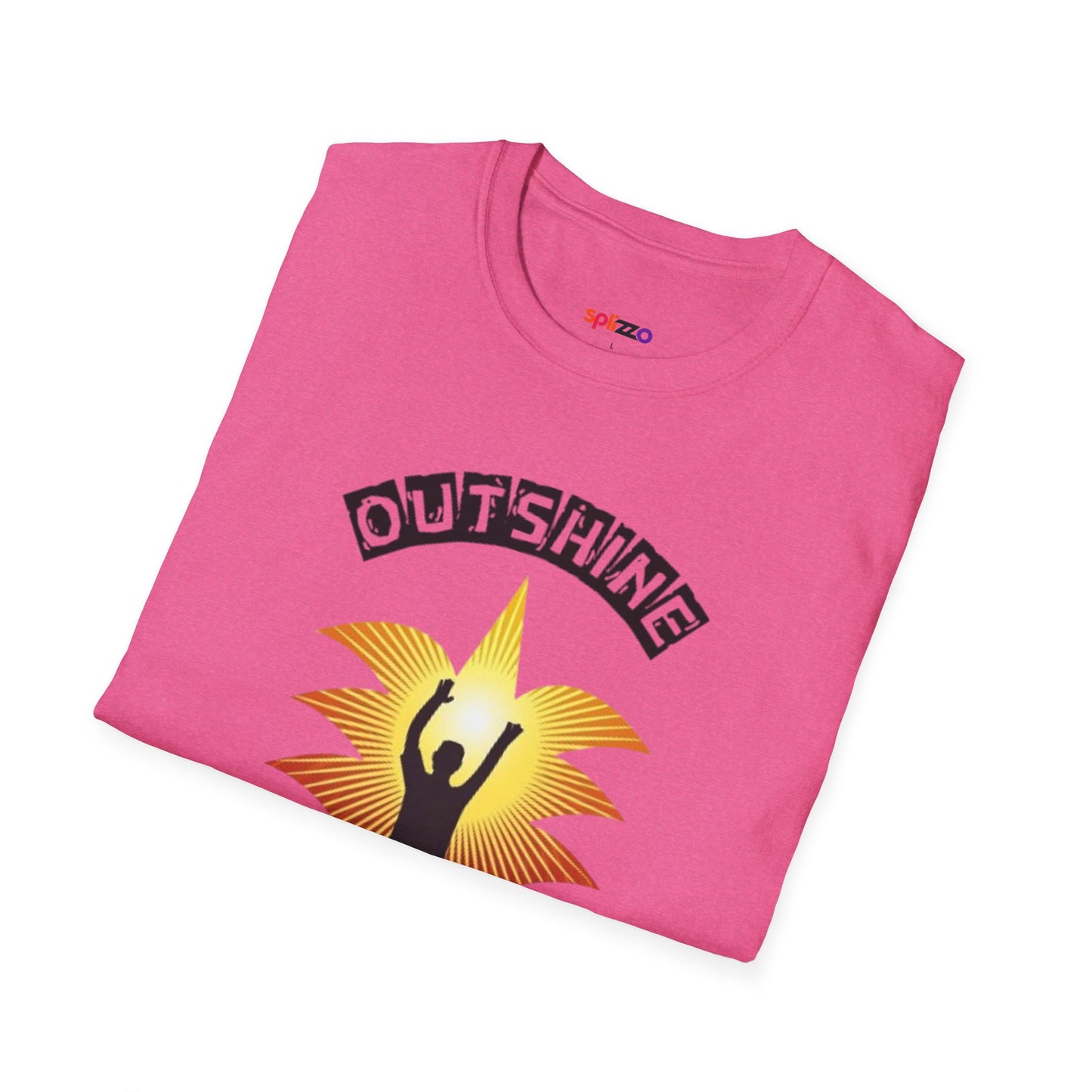 Arren Unisex Softstyle T-Shirt - 'Outshine Your Shadow' Inspirational Tee