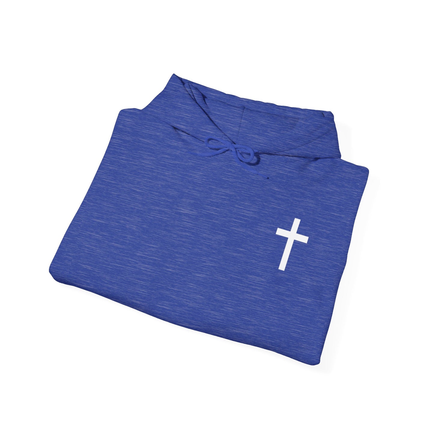 Faith & Love Unisex Hooded Sweatshirt - Jesus Cross Design