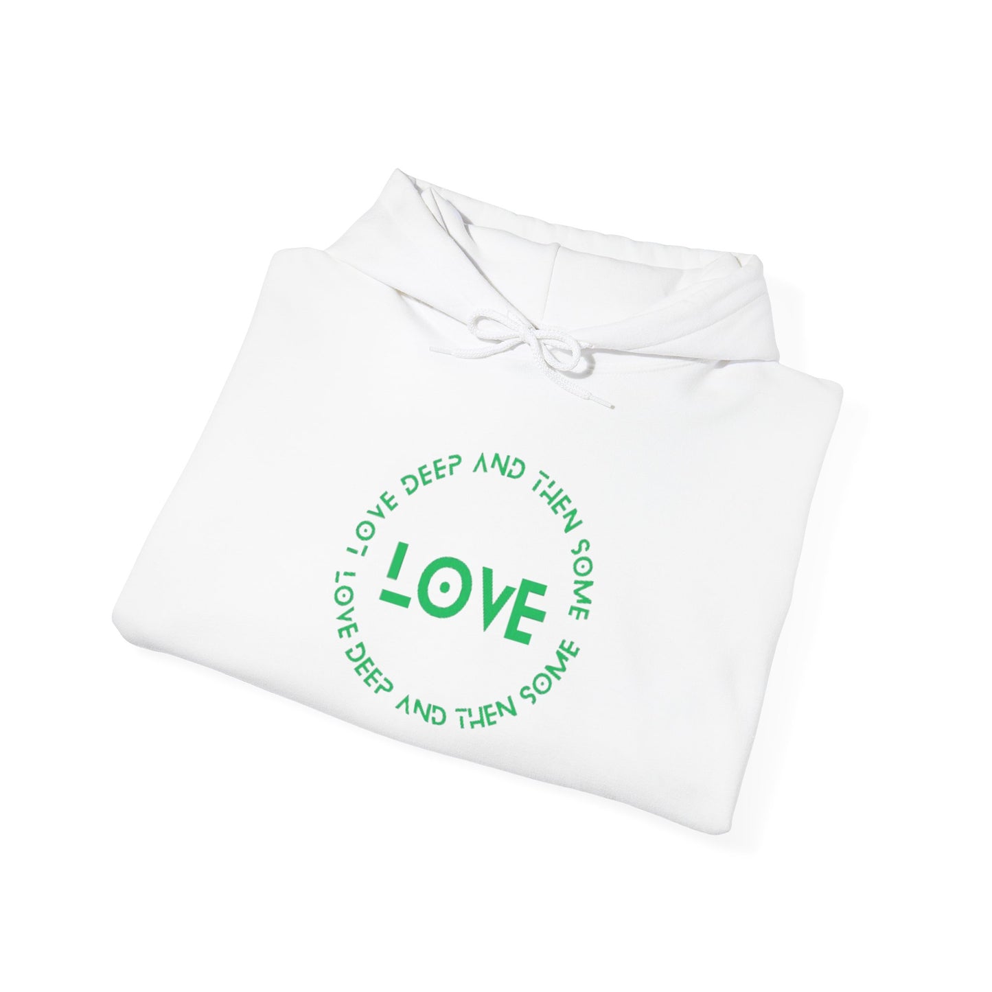 Love Poet Society Hoodie — Inspired by Kassia. Minimal Green Typography Pullover