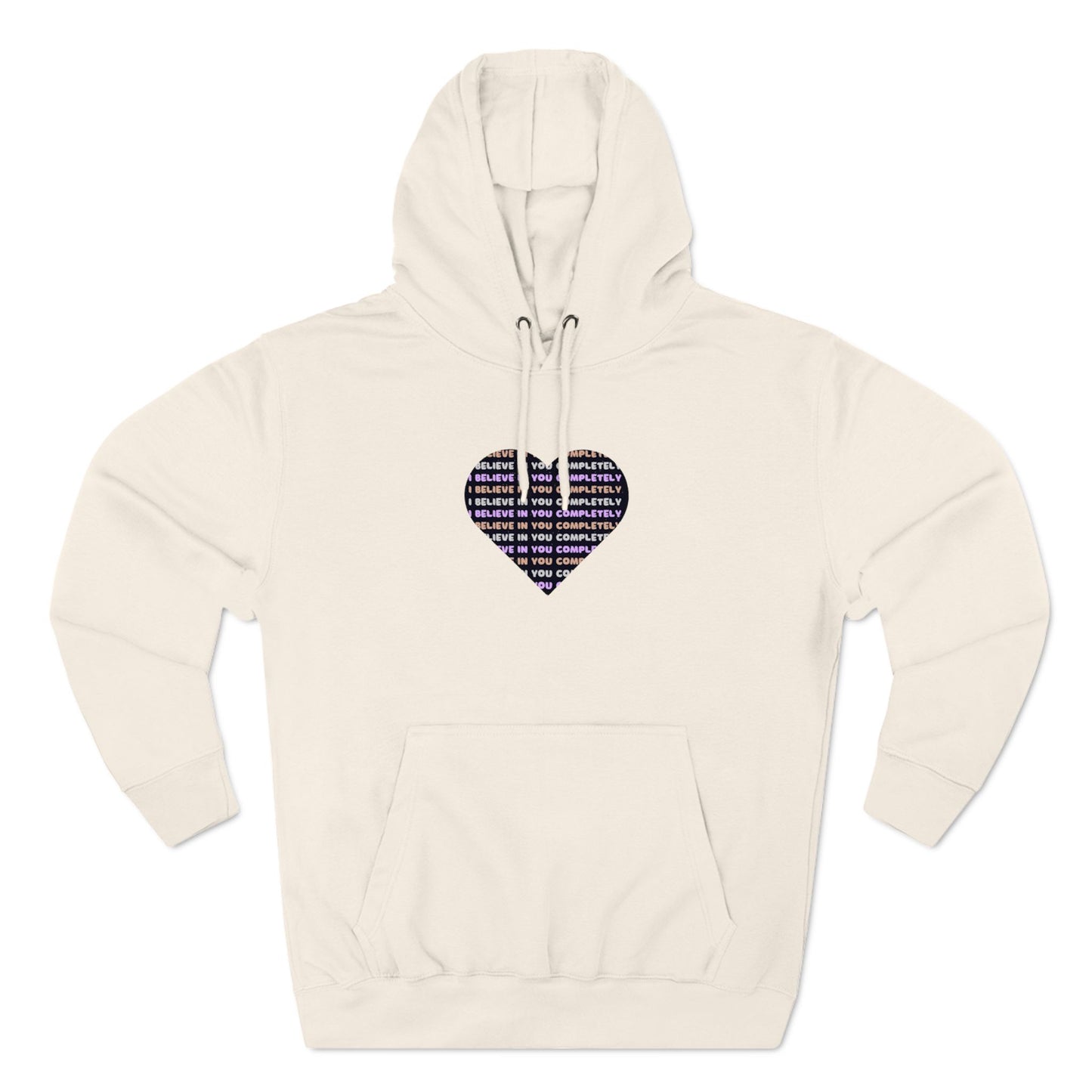 Comfortable Three-Panel Fleece Hoodie for Cozy Casual Days