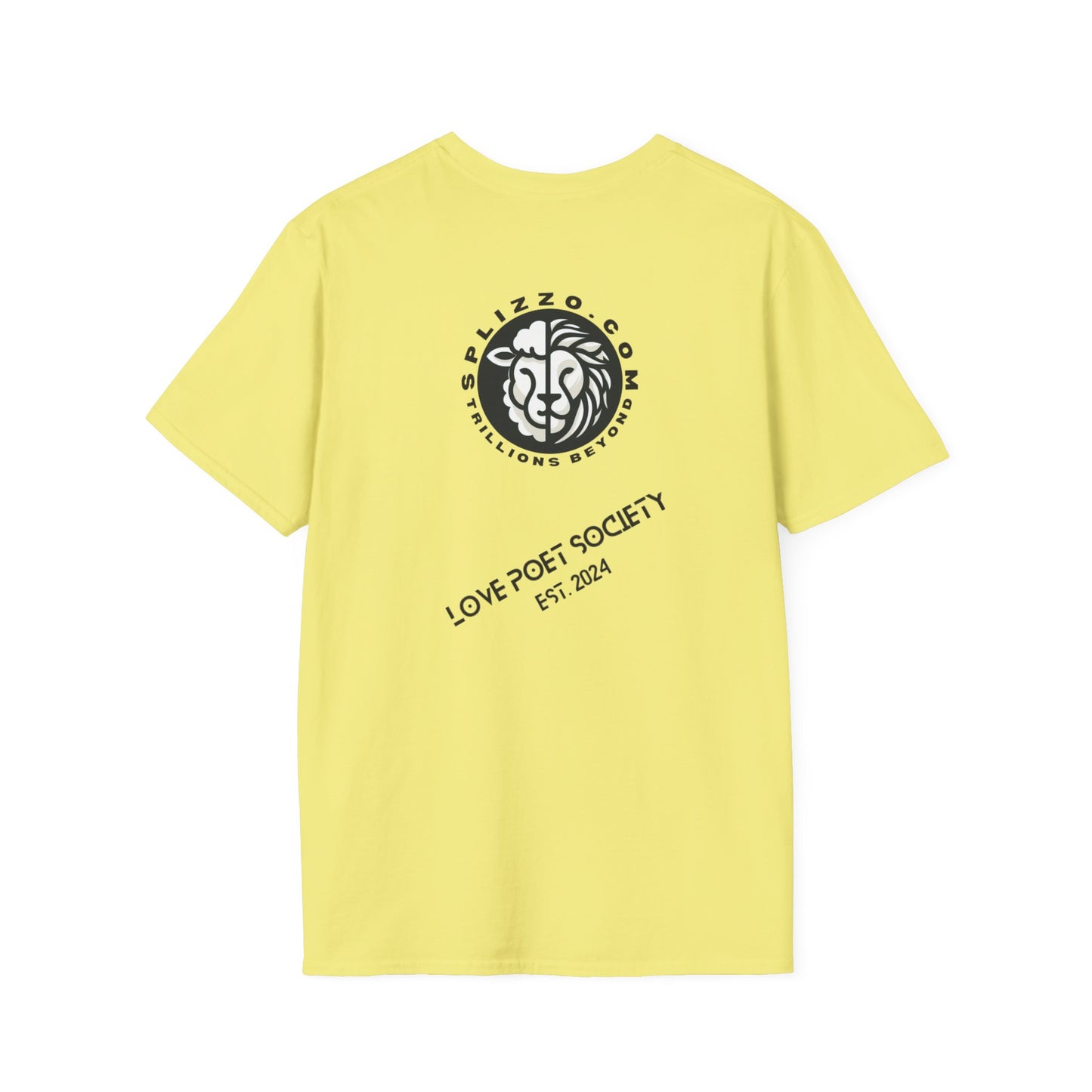 Inspirational Unisex Softstyle T-Shirt - 'You Deserve Flowers' & Lion-Sheep Graphic