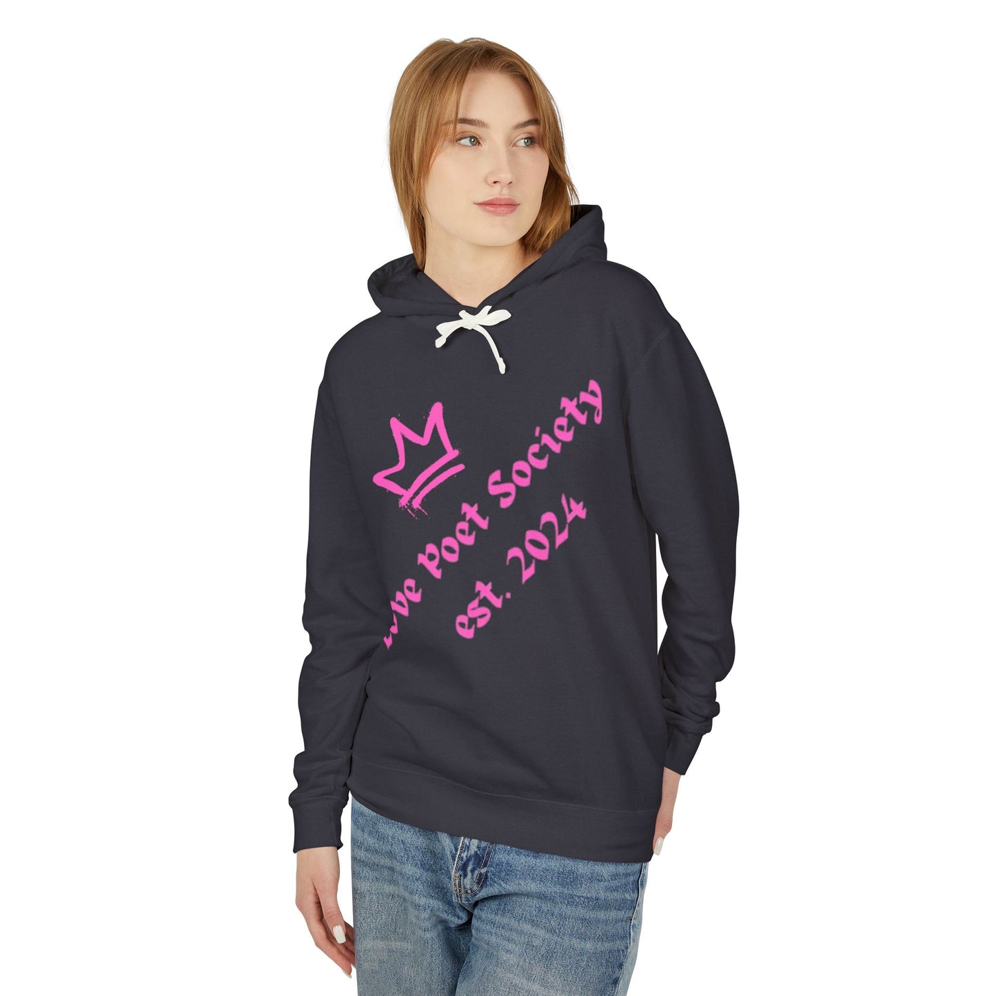 Love Poet Society Unisex Lightweight Hooded Sweatshirt - Inspirational Quotes for Literary Lovers