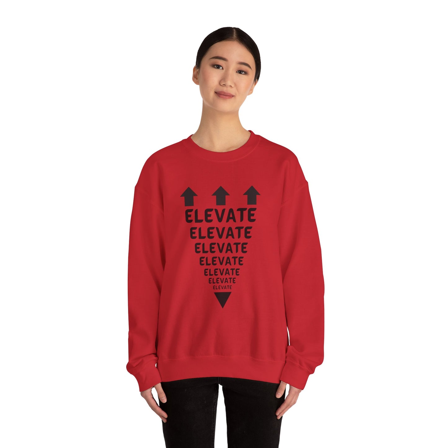 Elevate Crewneck Sweatshirt - Unisex Heavy Blend for Motivators