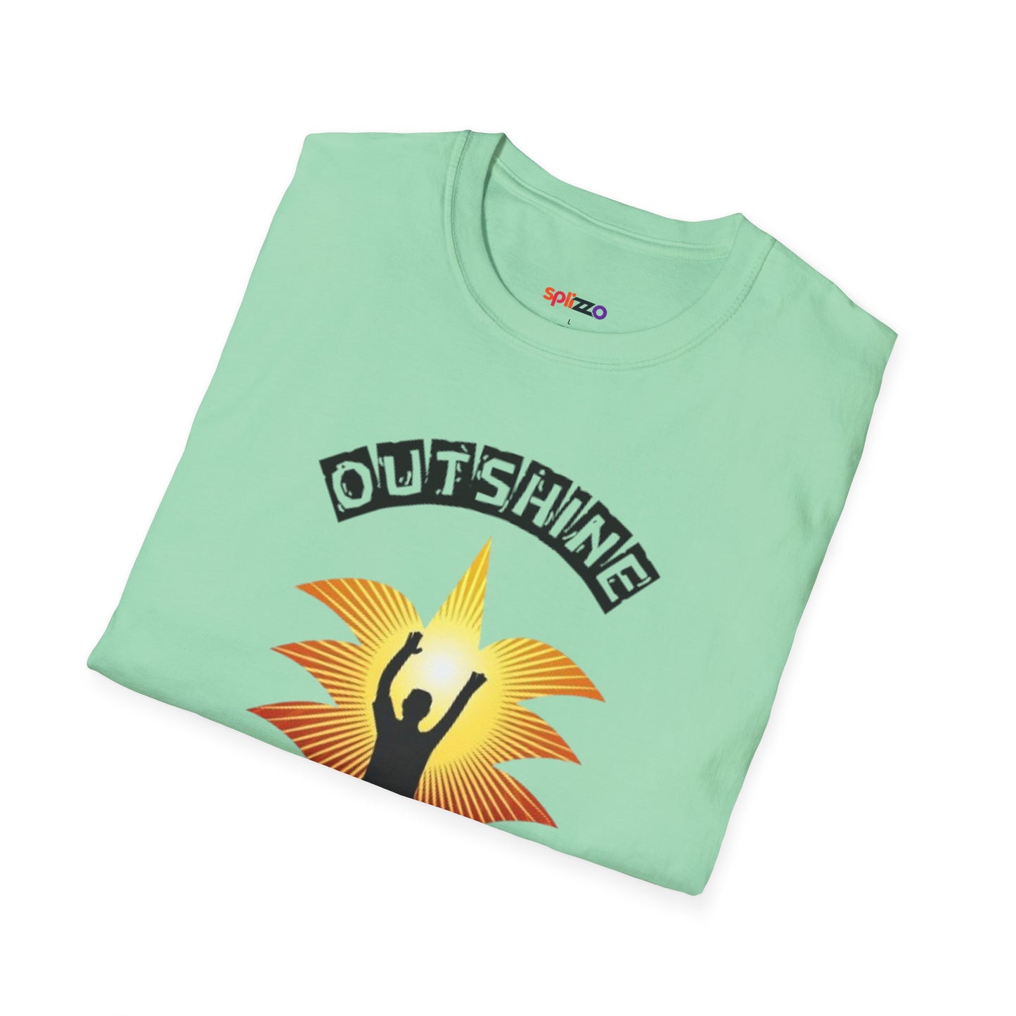 Arren Unisex Softstyle T-Shirt - 'Outshine Your Shadow' Inspirational Tee
