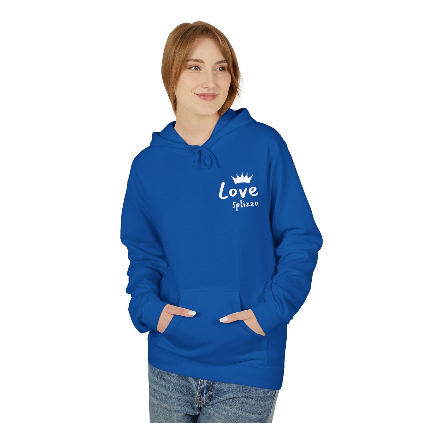 Love Yourself Fleece Hoodie - Inspirational Unisex Apparel