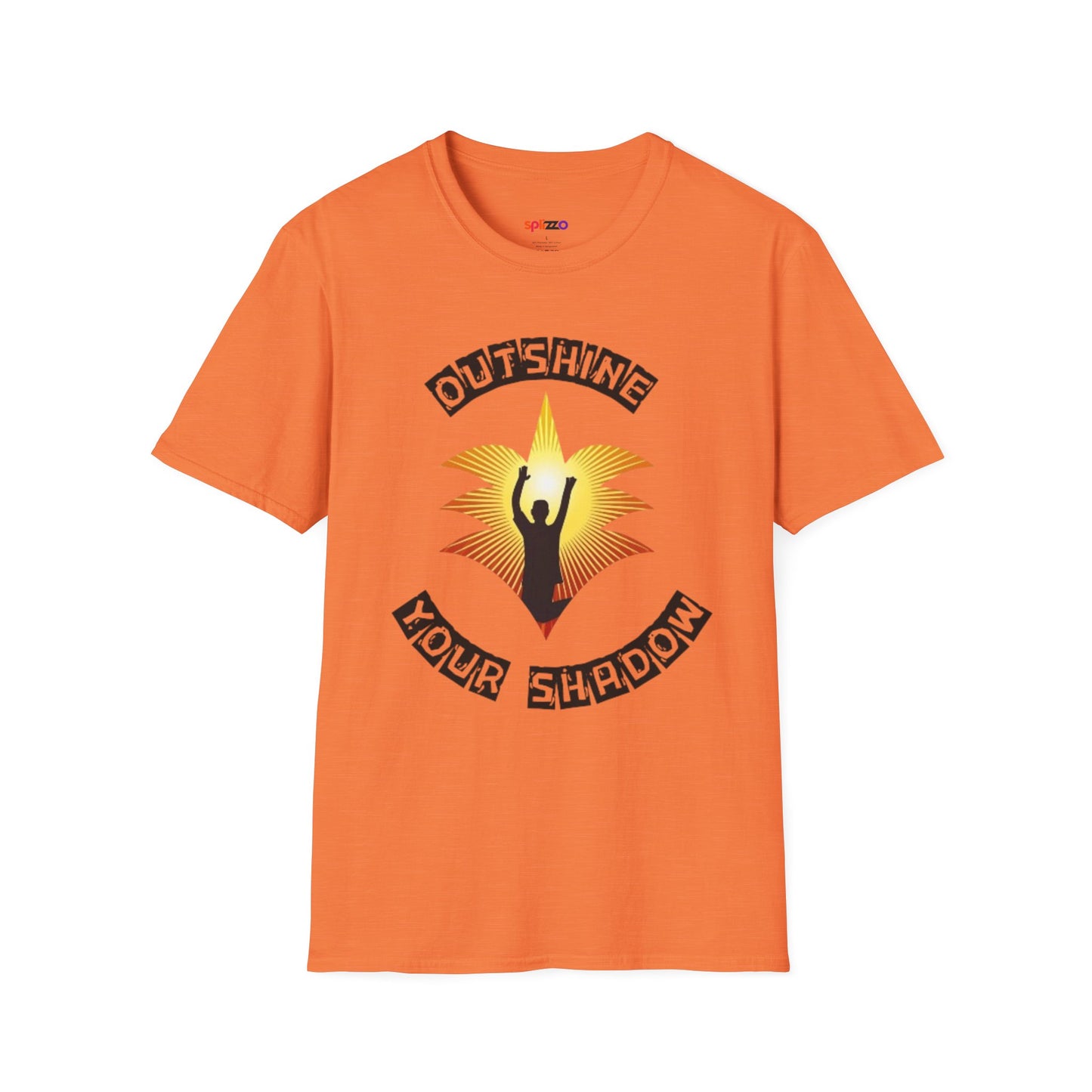 Arren Unisex Softstyle T-Shirt - 'Outshine Your Shadow' Inspirational Tee