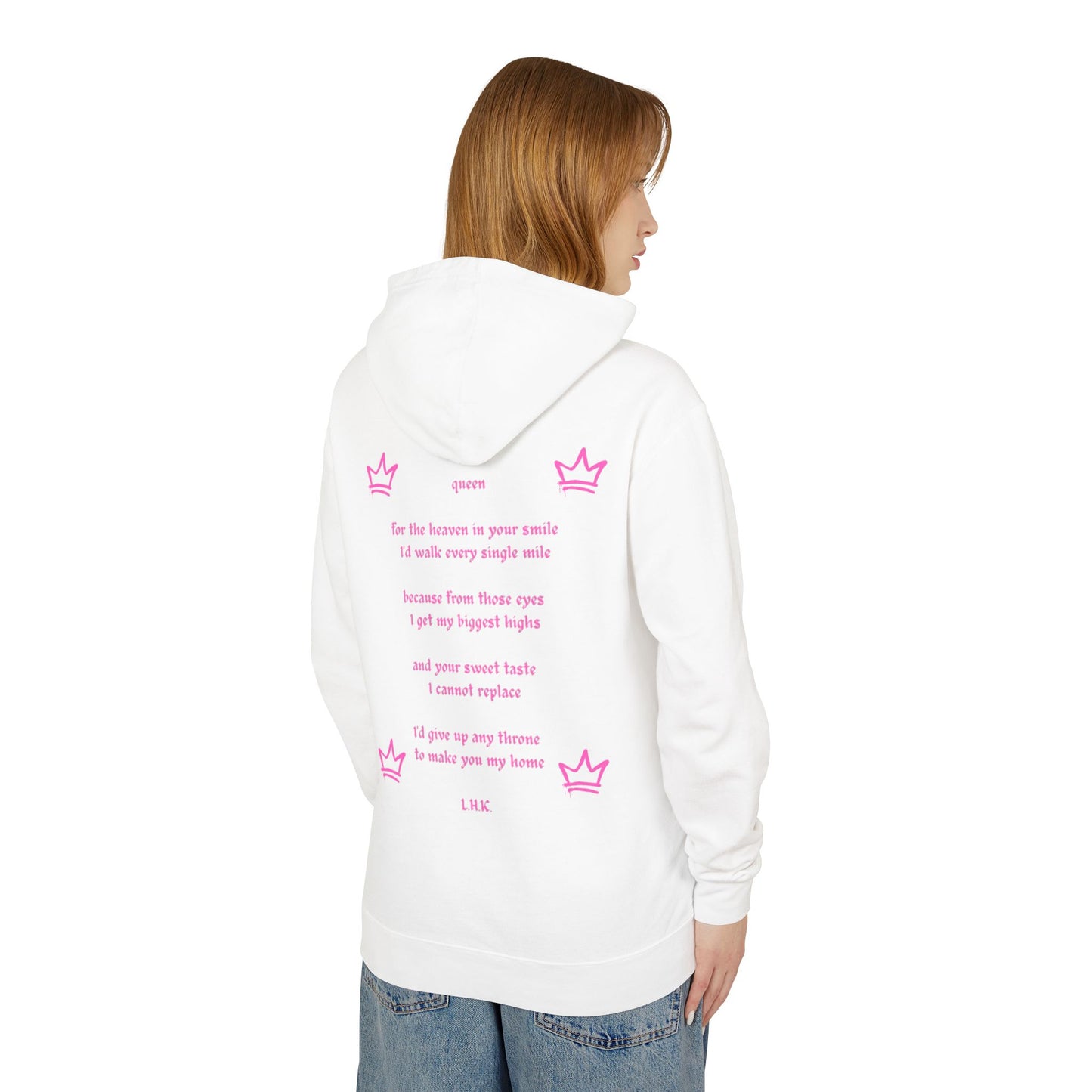 Love Poet Society Unisex Lightweight Hooded Sweatshirt - Inspirational Quotes for Literary Lovers