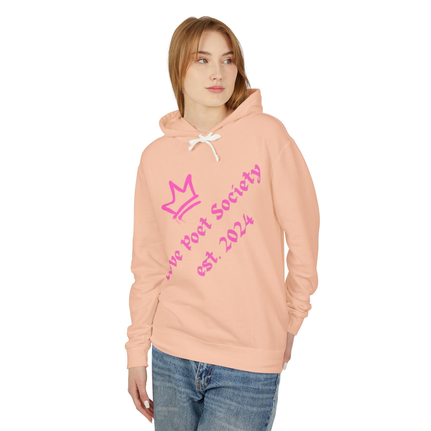 Love Poet Society Unisex Lightweight Hooded Sweatshirt - Inspirational Quotes for Literary Lovers