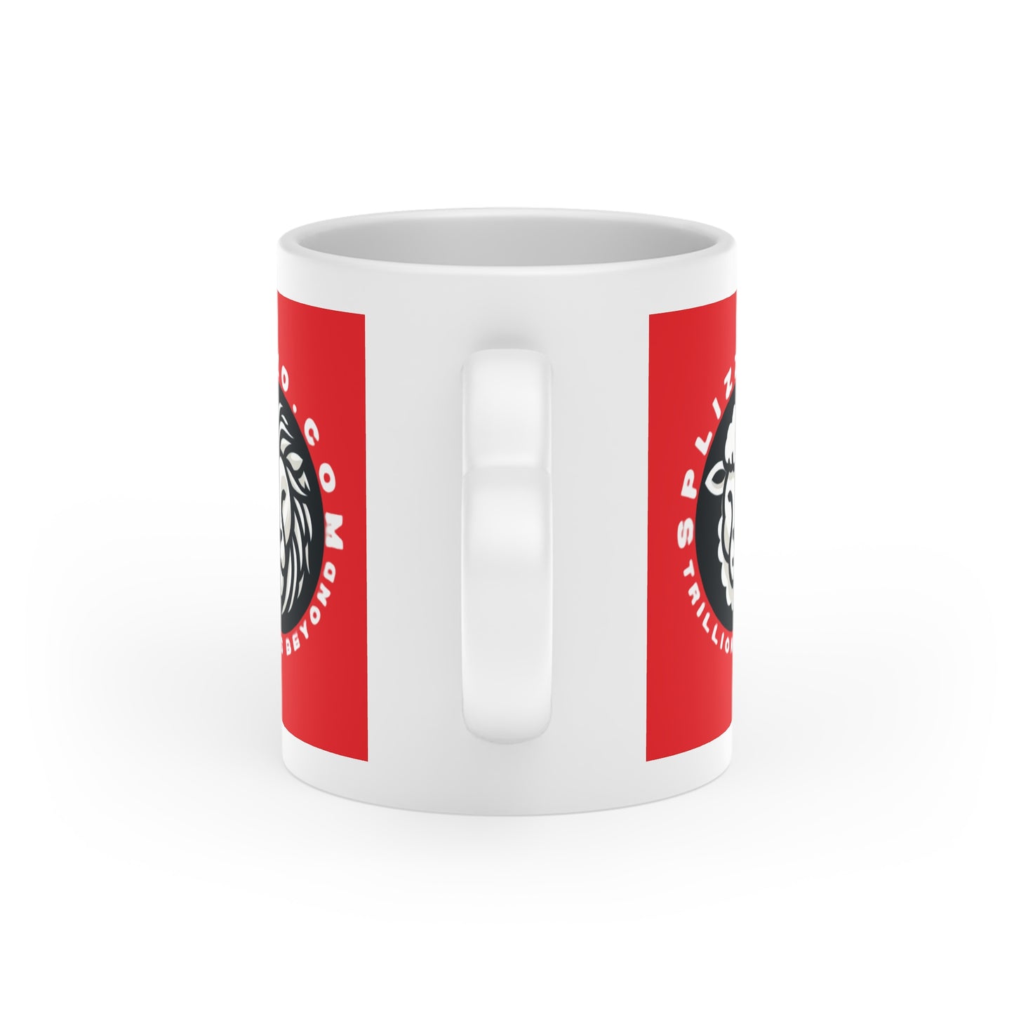 Heart-Shaped Mug - Splizzo.com Logo - Perfect Gift for Splizzo Lovers