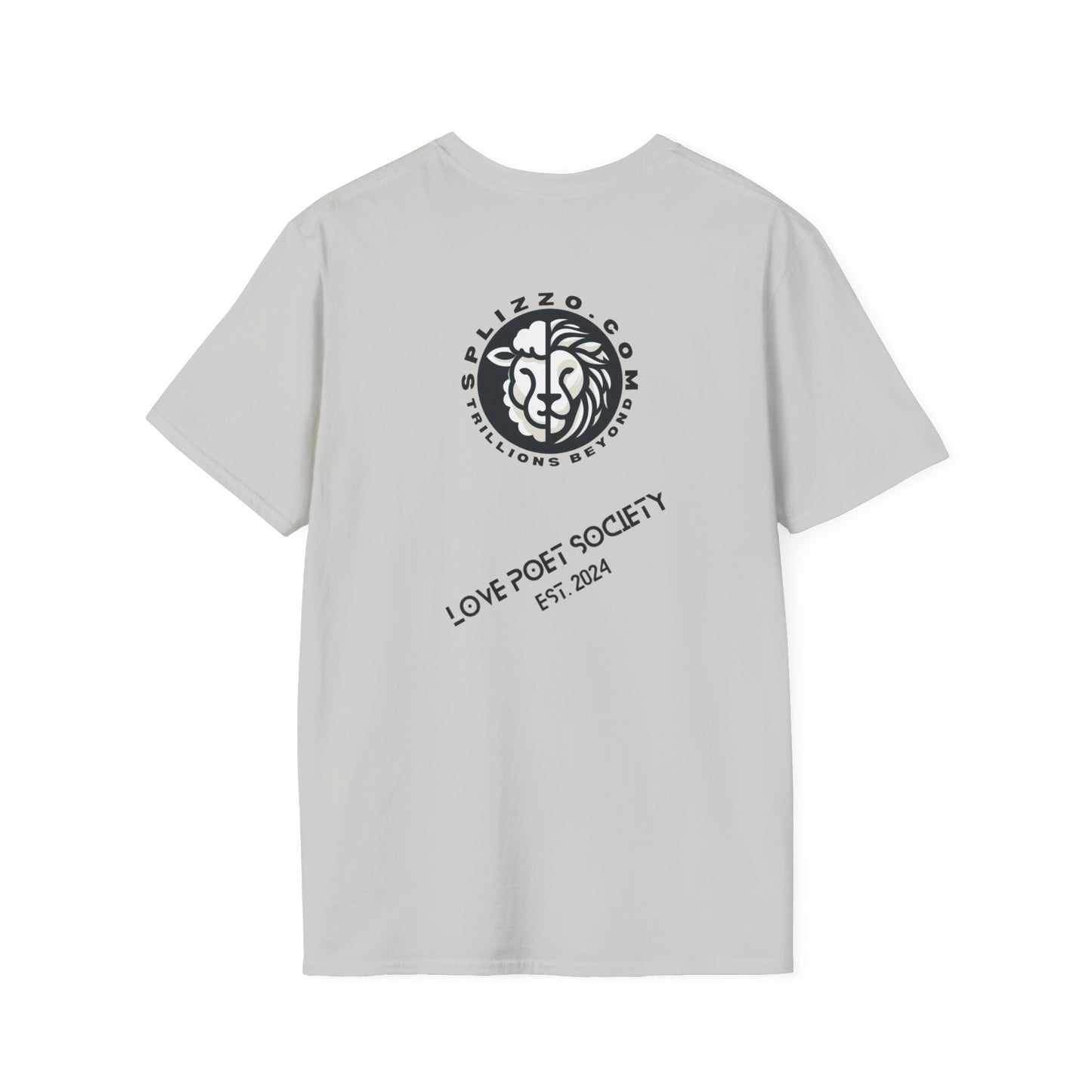 Inspirational Unisex Softstyle T-Shirt - 'You Deserve Flowers' & Lion-Sheep Graphic
