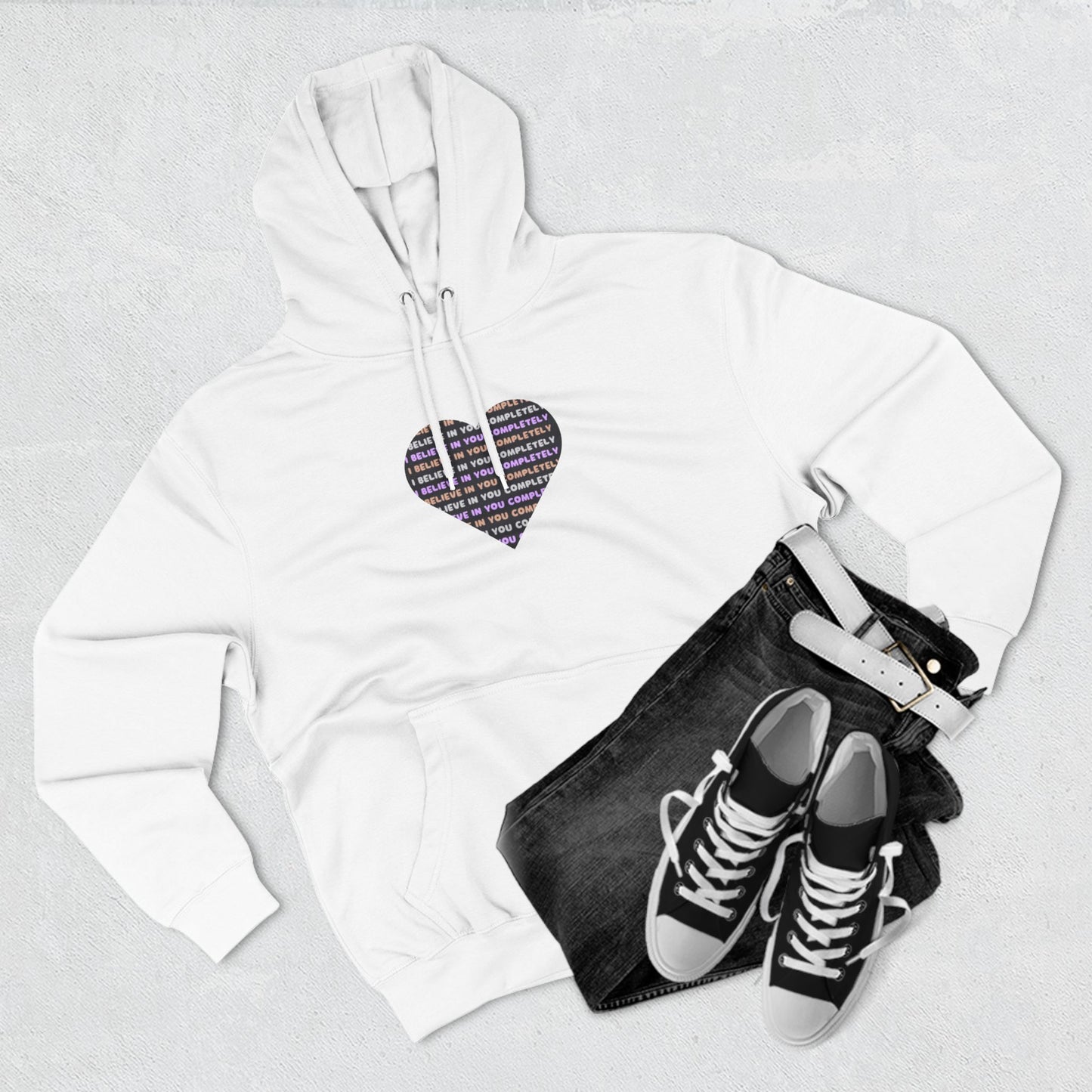 Comfortable Three-Panel Fleece Hoodie for Cozy Casual Days