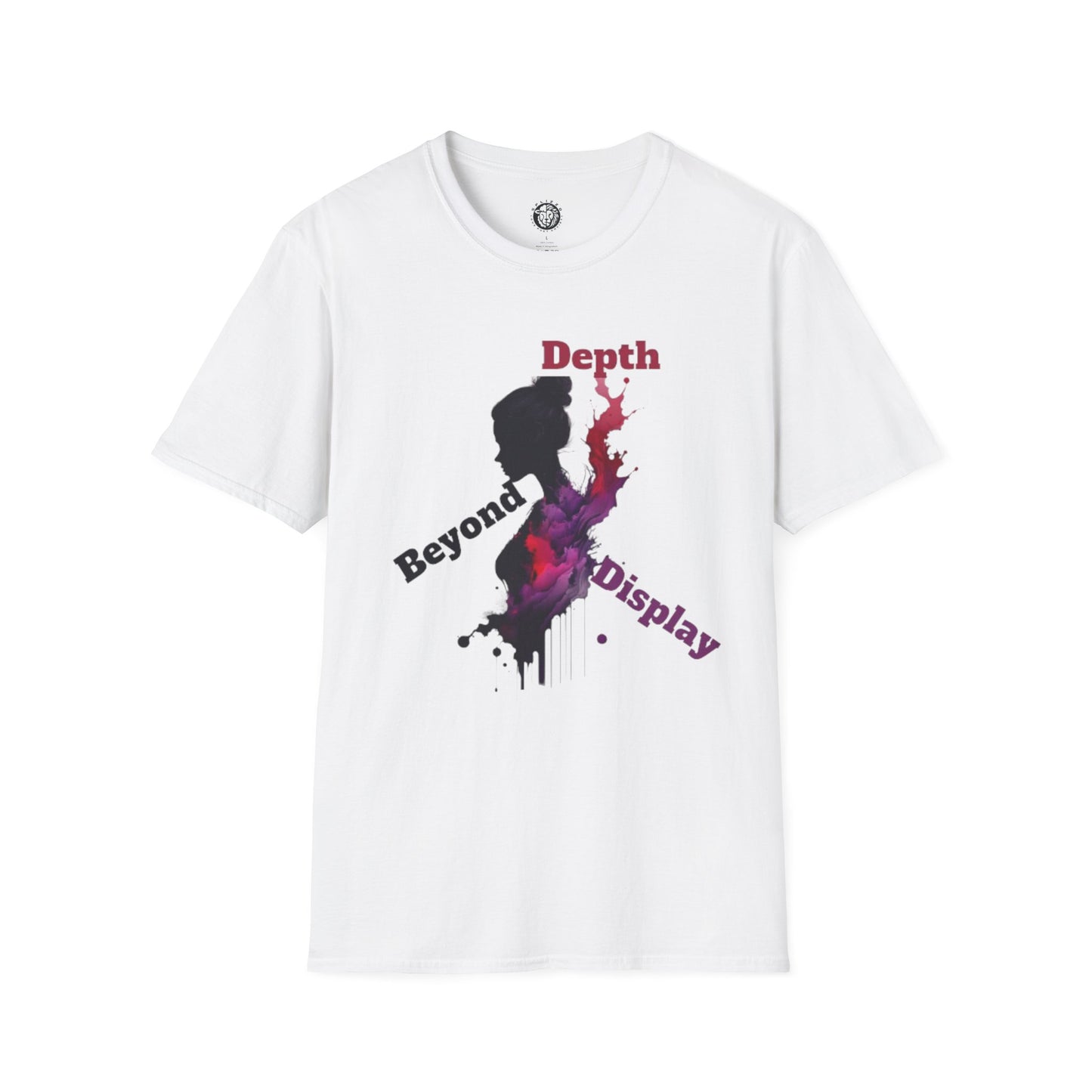 Unisex Softstyle T-Shirt - 'Depth Beyond Display Splizzo' Artistic Design