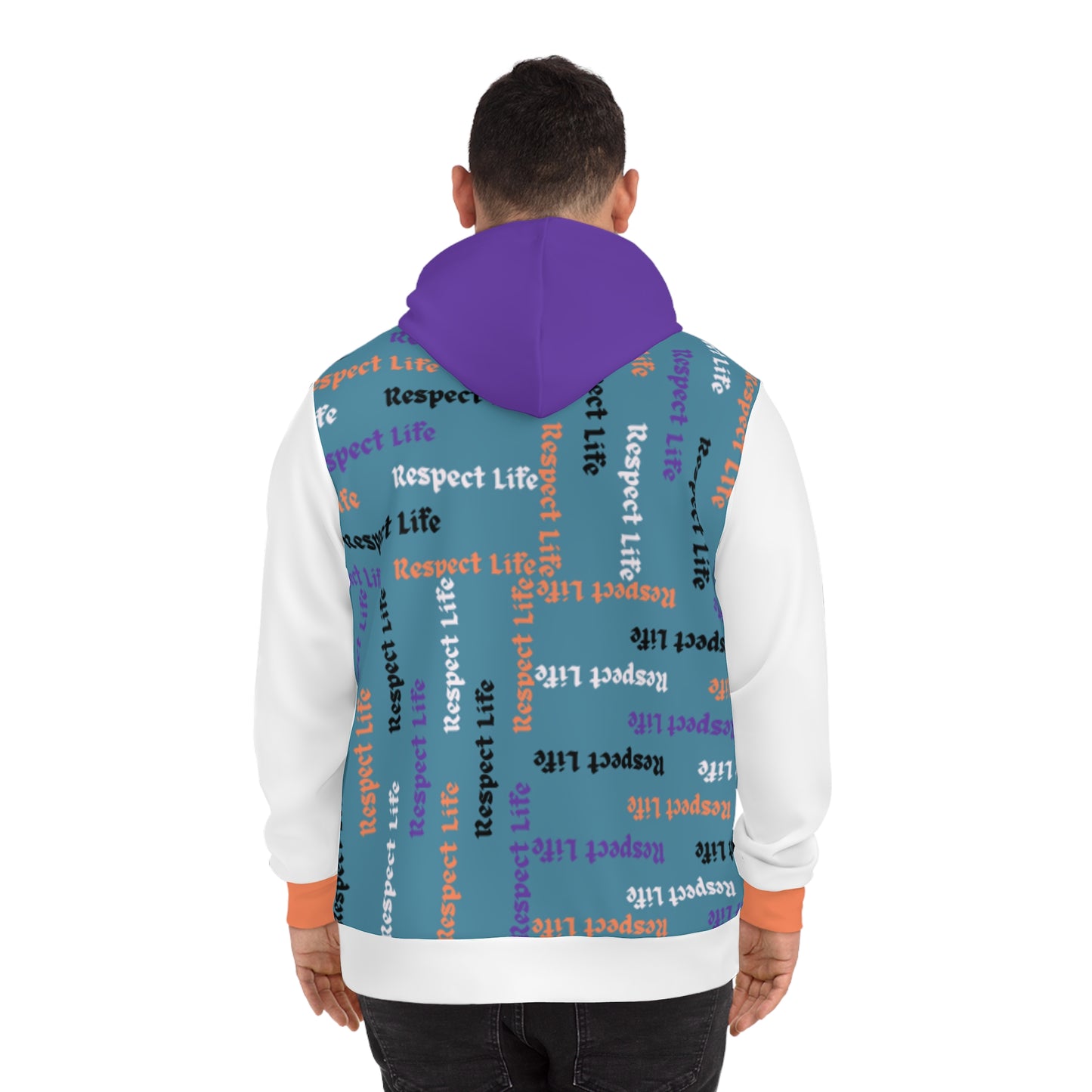 Respect Life Inspirational Hoodie - Modern Streetwear for Everyday Comfort