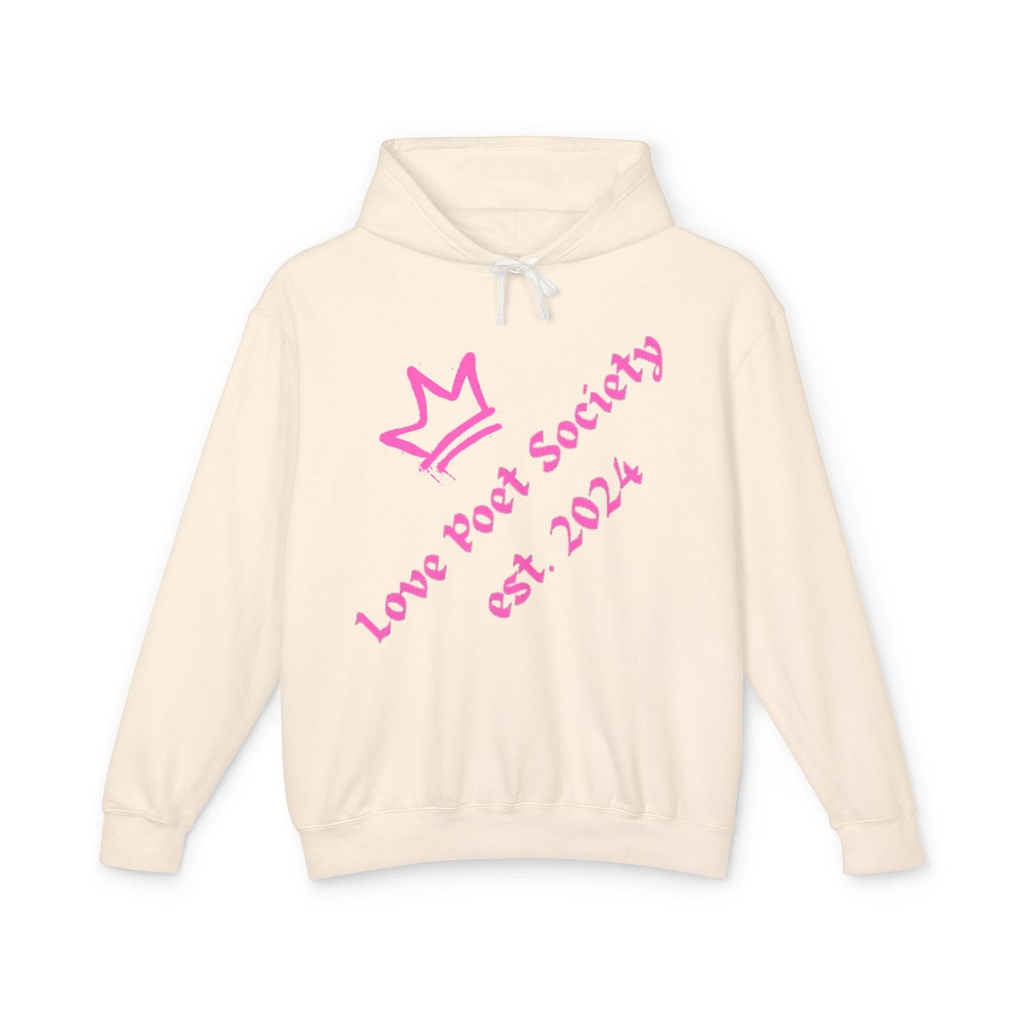Love Poet Society Unisex Lightweight Hooded Sweatshirt - Inspirational Quotes for Literary Lovers