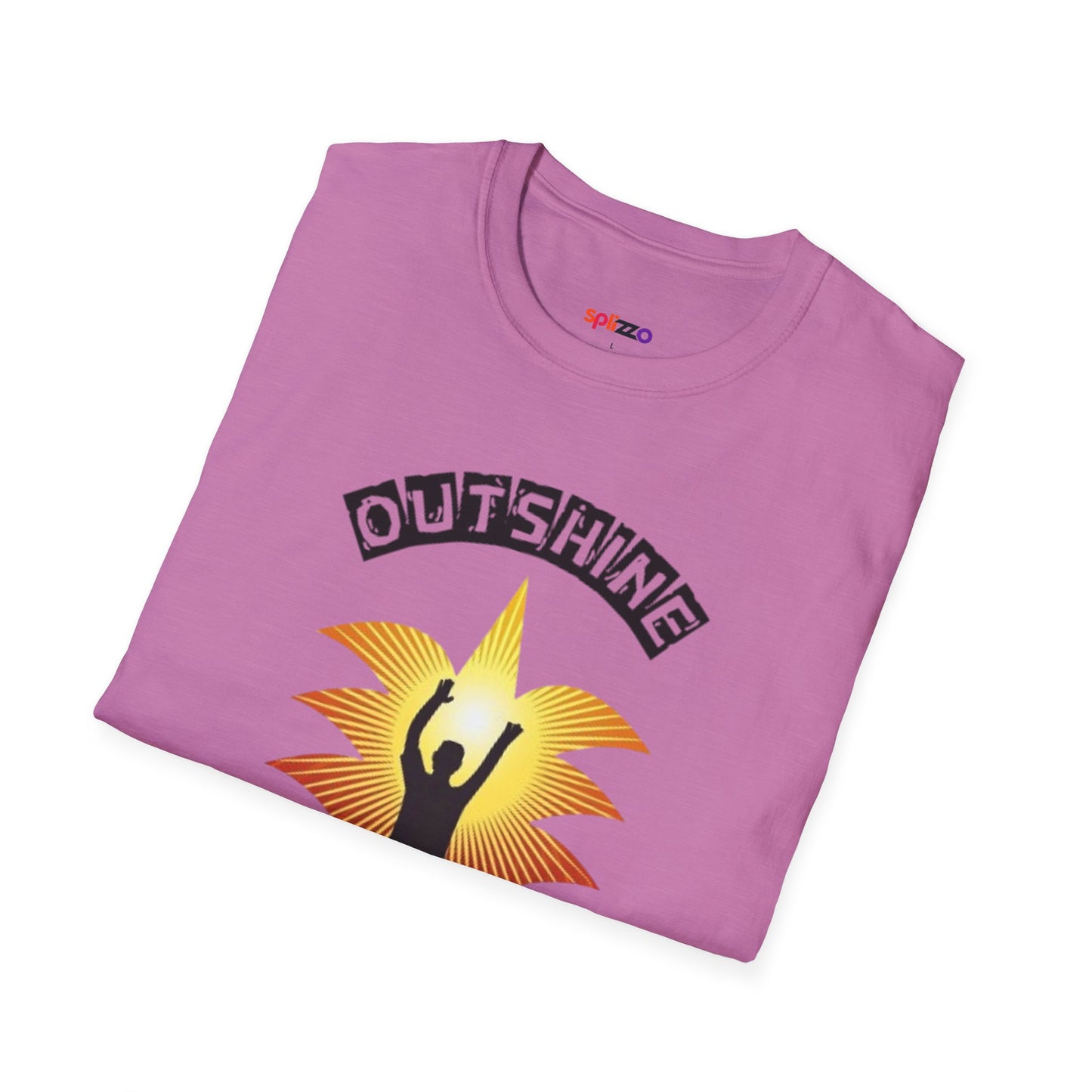 Arren Unisex Softstyle T-Shirt - 'Outshine Your Shadow' Inspirational Tee