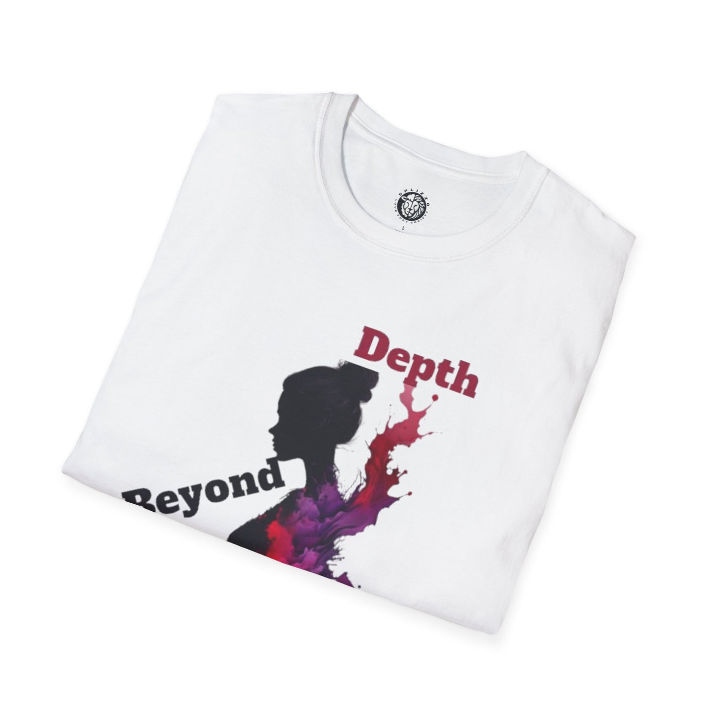 Unisex Softstyle T-Shirt - 'Depth Beyond Display Splizzo' Artistic Design
