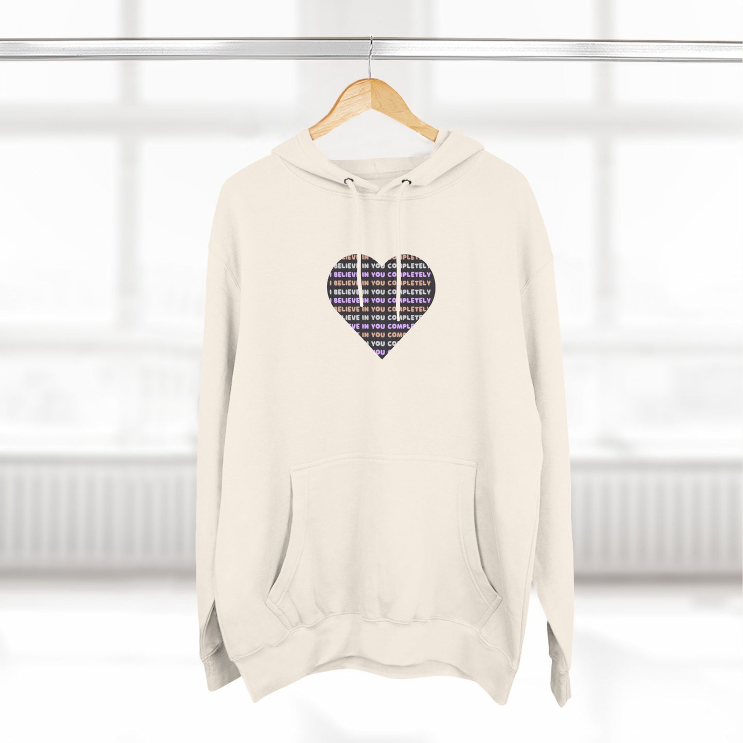 Comfortable Three-Panel Fleece Hoodie for Cozy Casual Days