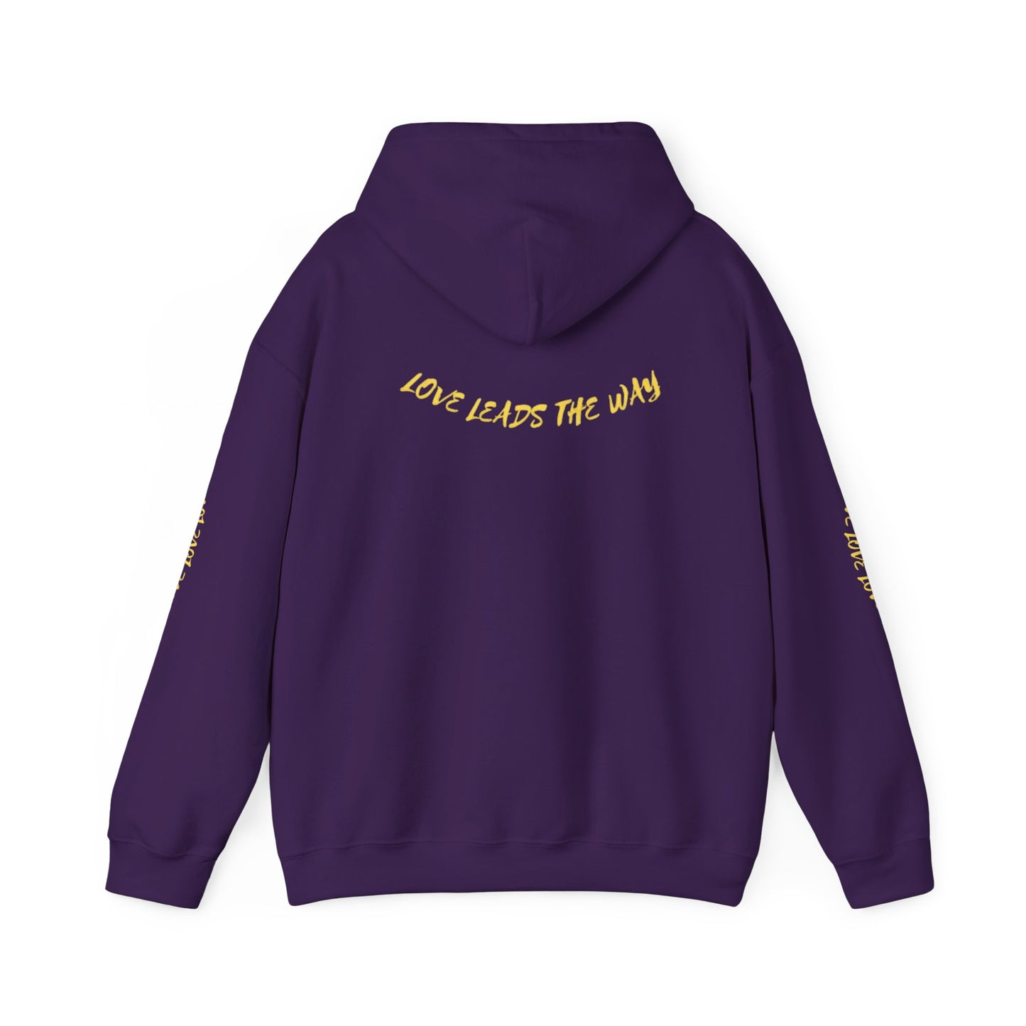 Unisex Heavy Blend™ Hooded Sweatshirt - "Lead with Your Heart" Inspirational Pullover