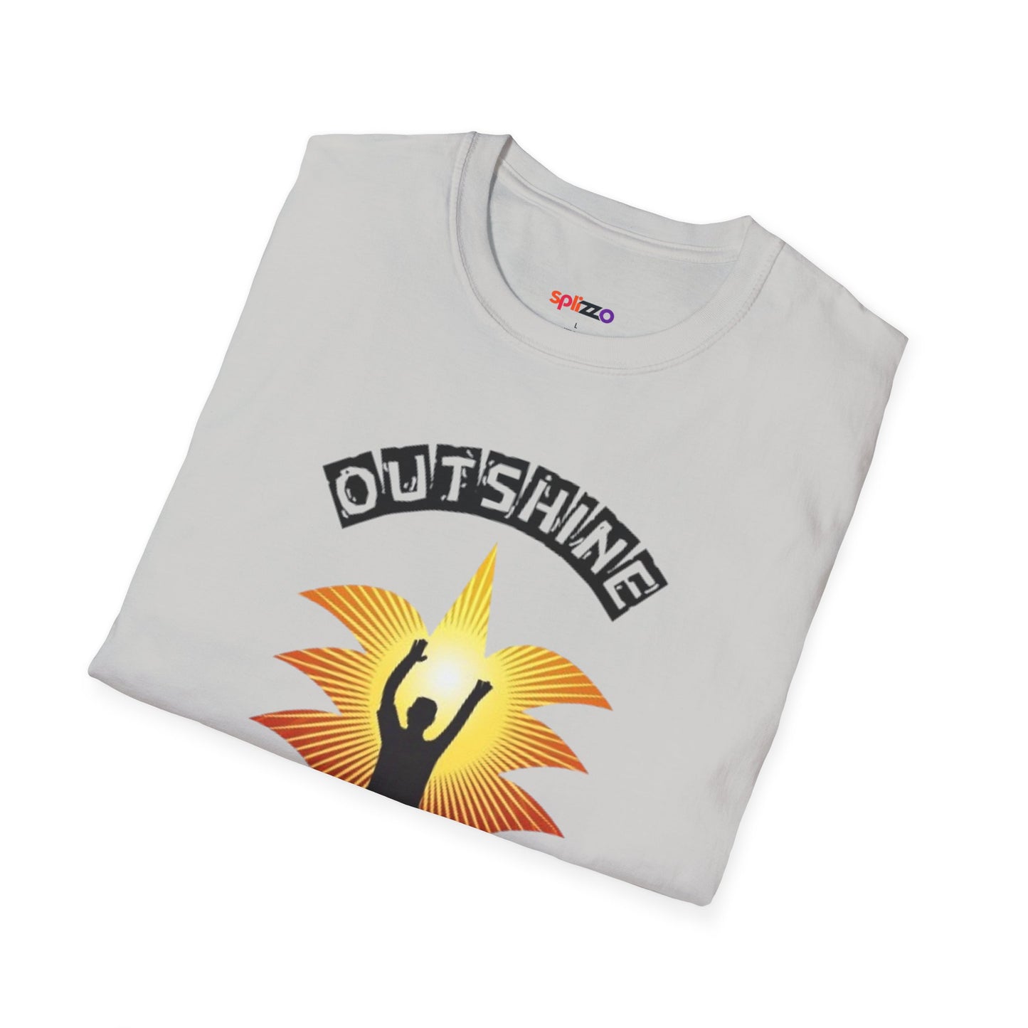 Arren Unisex Softstyle T-Shirt - 'Outshine Your Shadow' Inspirational Tee