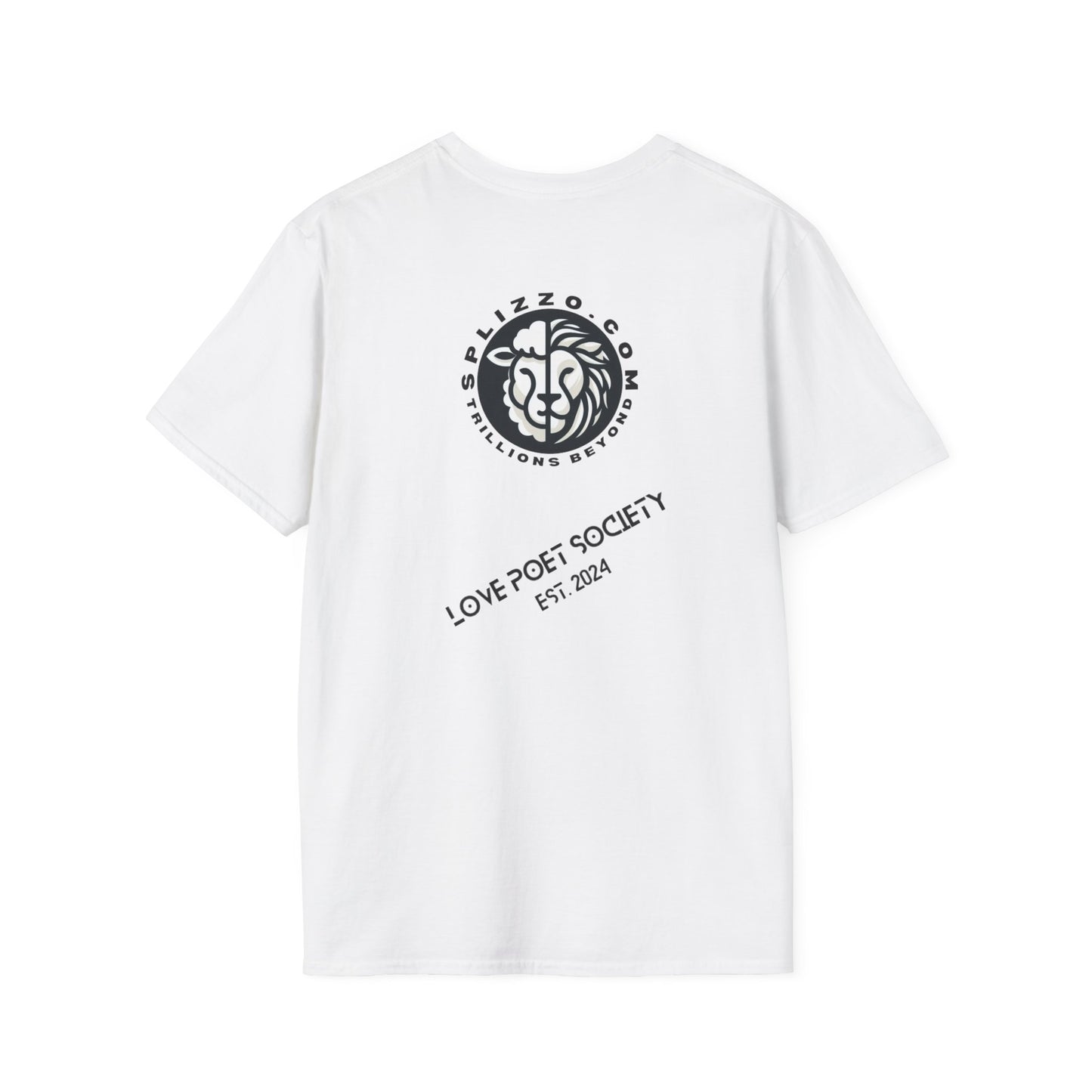Inspirational Unisex Softstyle T-Shirt - 'You Deserve Flowers' & Lion-Sheep Graphic