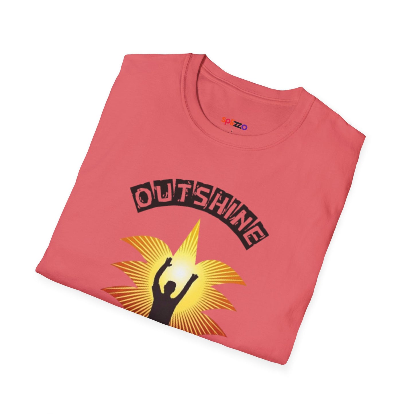 Arren Unisex Softstyle T-Shirt - 'Outshine Your Shadow' Inspirational Tee