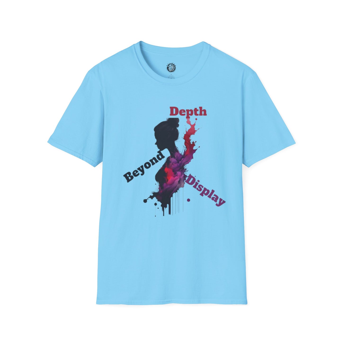 Unisex Softstyle T-Shirt - 'Depth Beyond Display Splizzo' Artistic Design