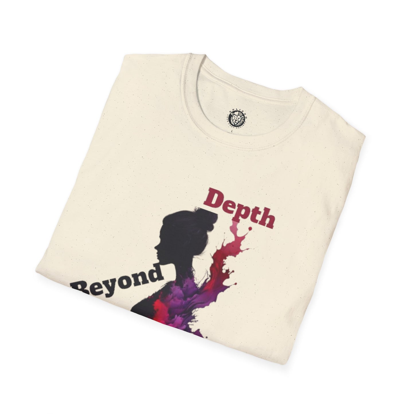Unisex Softstyle T-Shirt - 'Depth Beyond Display Splizzo' Artistic Design