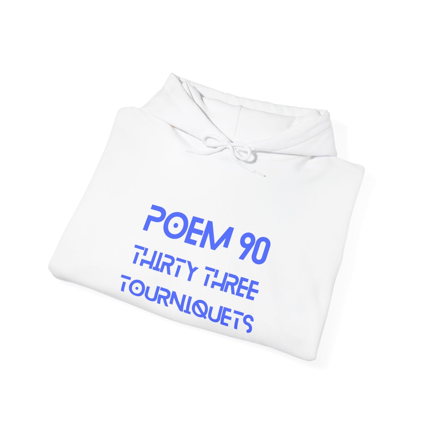 Poem 90 Thirty Three Tourniquets Splizzo Hoodie