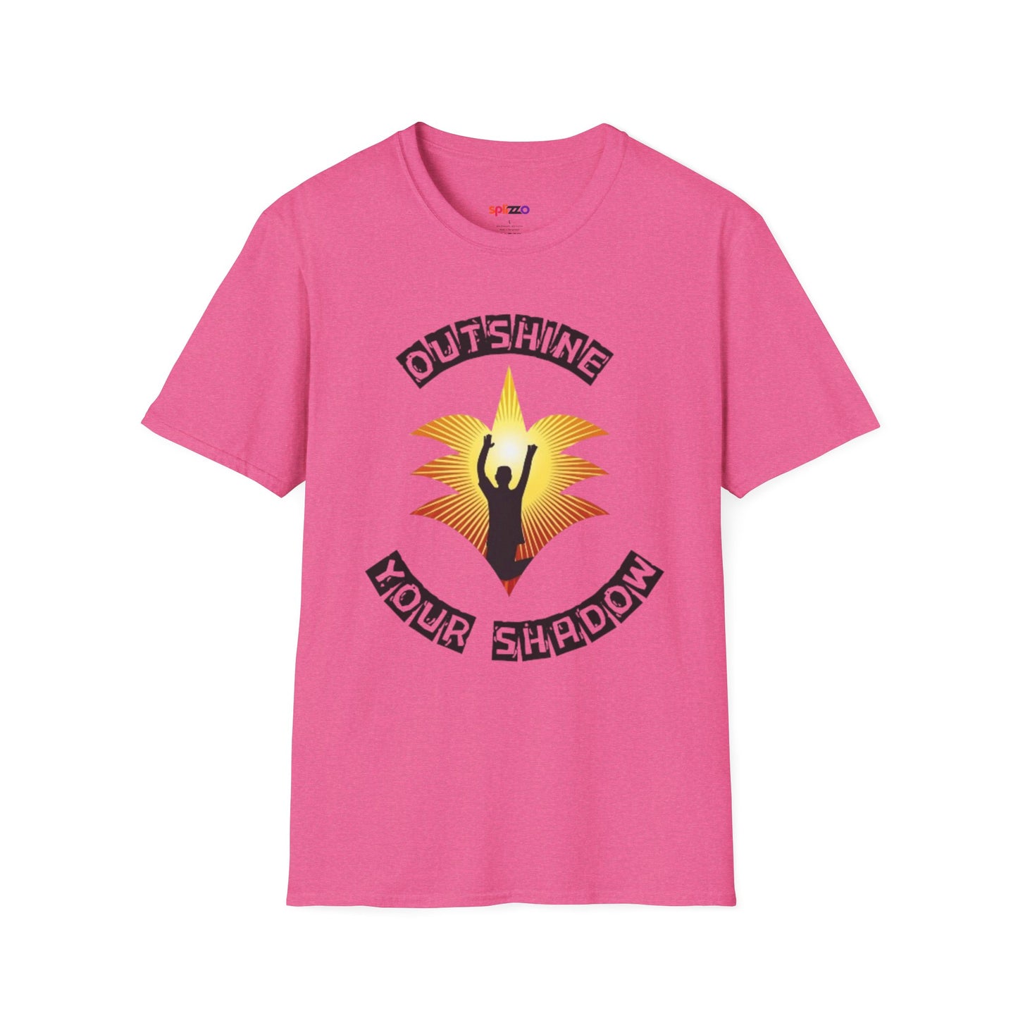 Arren Unisex Softstyle T-Shirt - 'Outshine Your Shadow' Inspirational Tee