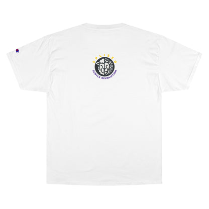 Manifest Now Champion T-Shirt - Empowering Graphic Tee for a Positive Mindset