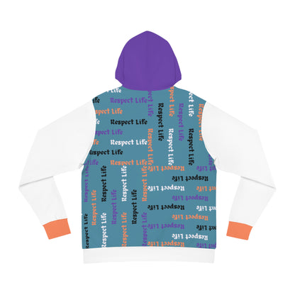 Respect Life Inspirational Hoodie - Modern Streetwear for Everyday Comfort