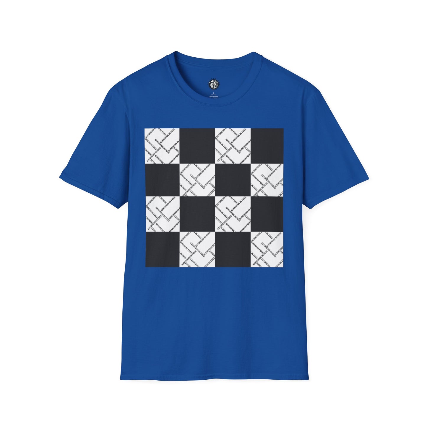 Modern Minimalist Checkerboard Unisex Softstyle T-Shirt
